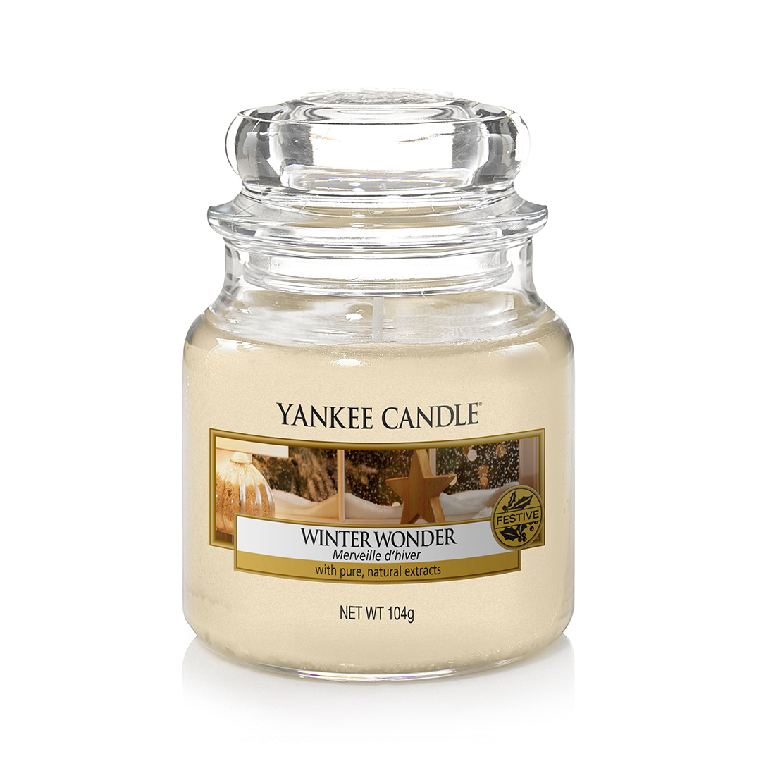 фото Ароматическая свеча yankee candle маленькая новогоднее чудо 104 г