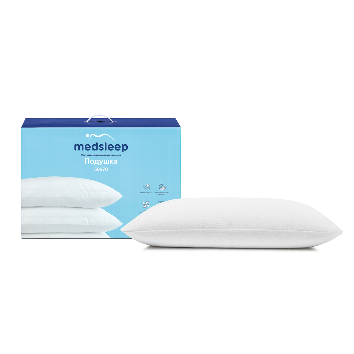 

Подушка Medsleep 50х70 /s-m 1300гр фишки