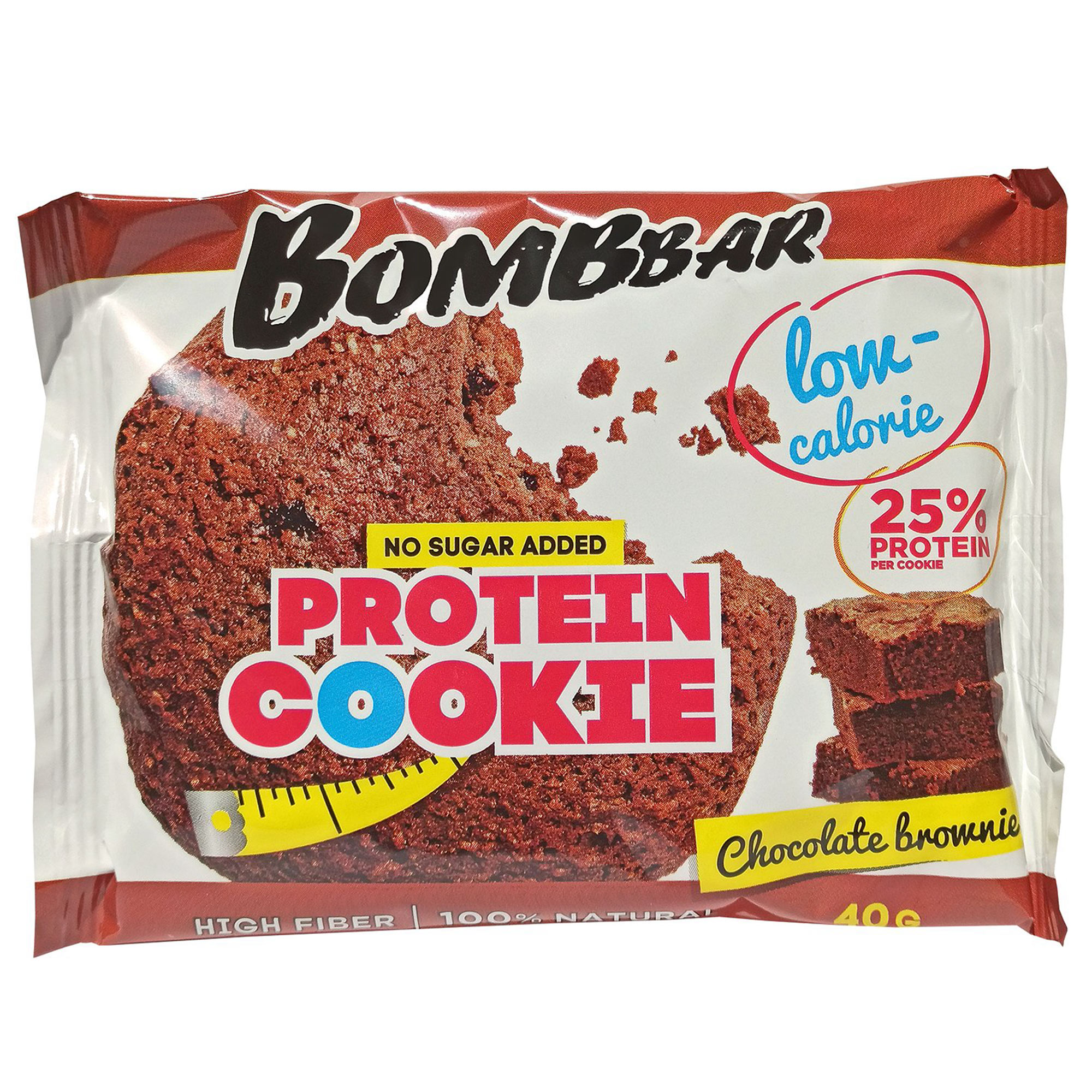Печенье протеиновое Bombbar Шоколадный брауни 40 г