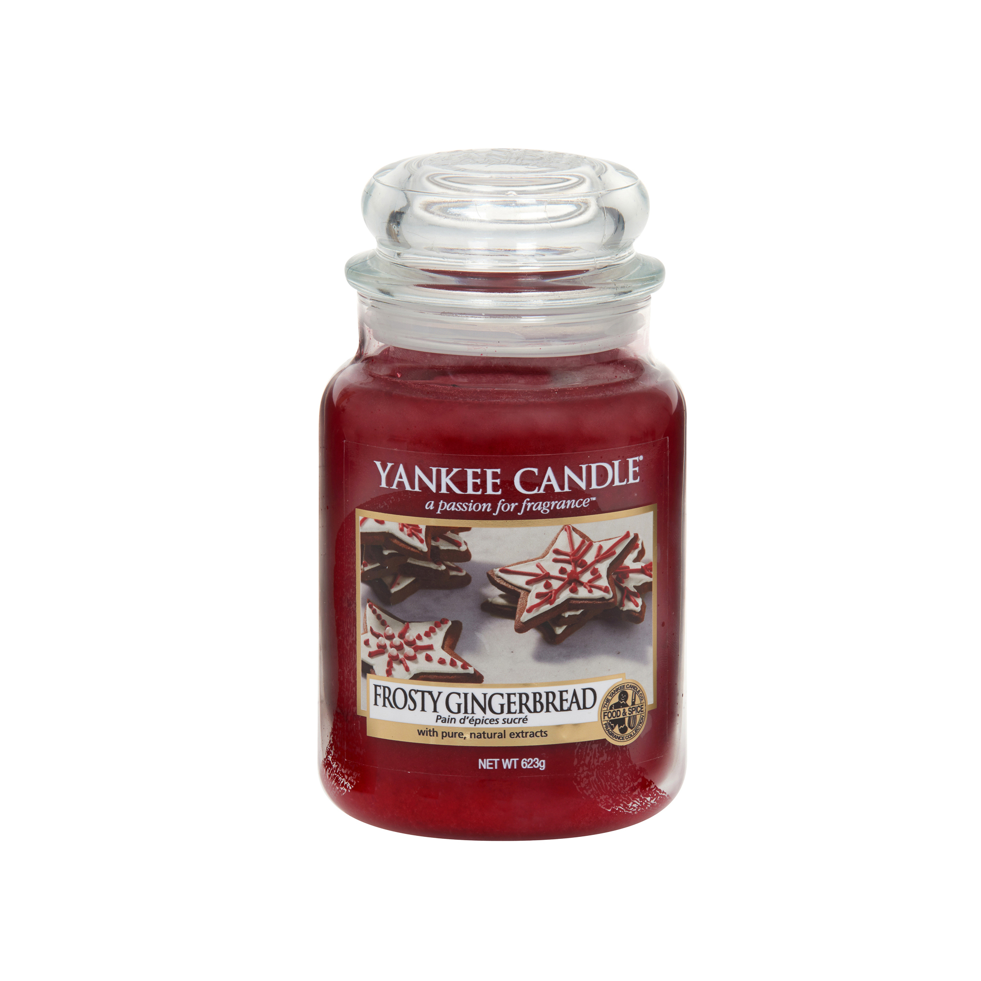 фото Аромасвеча в большой банке морозный пряник yankee candle