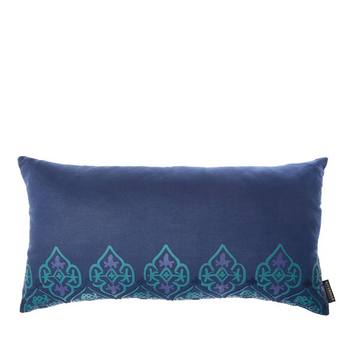 Подушка декор paisley темно-синяя 30х60см Riverdale