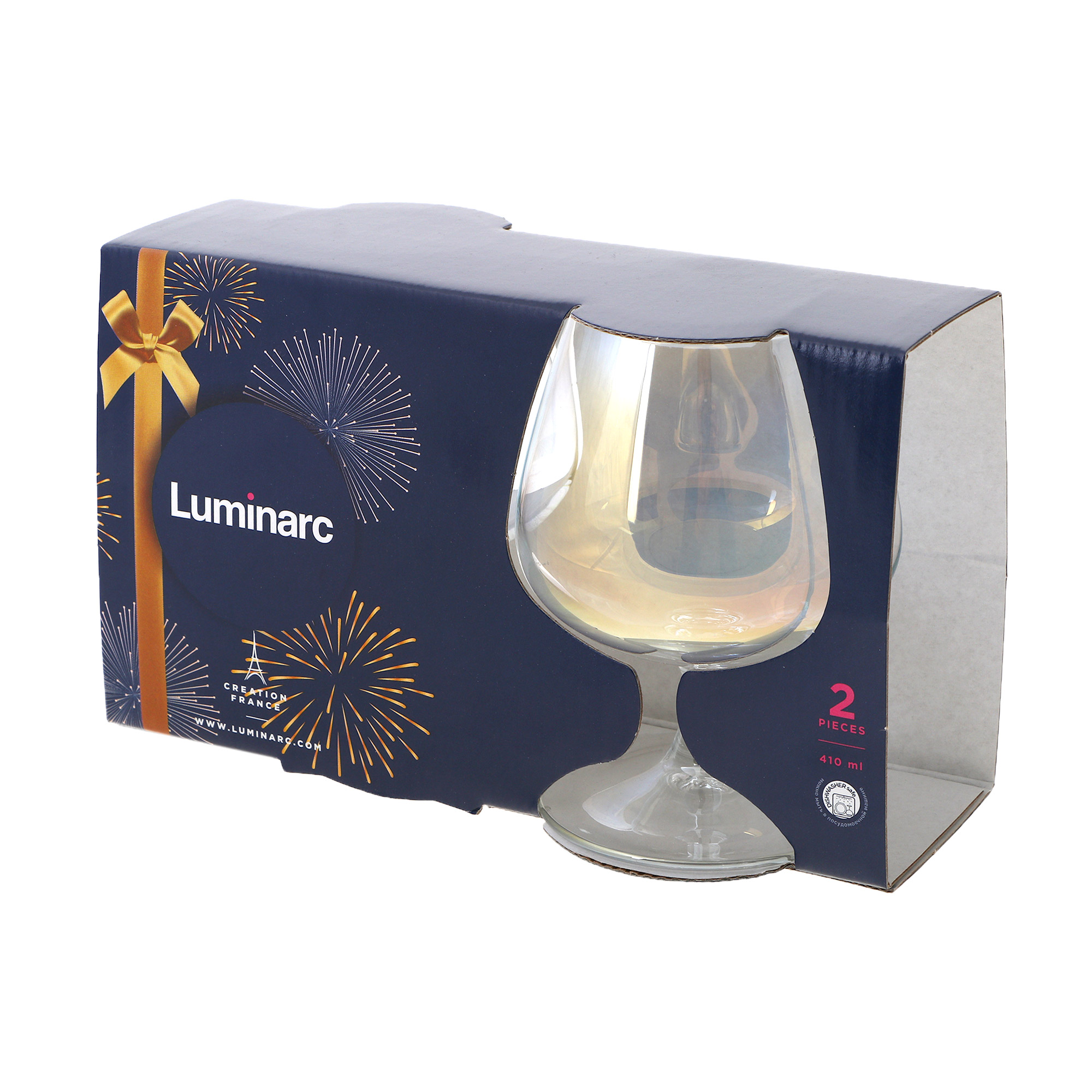 Набор бокалов для коньяка Luminarc золотой хамелеон 2х410 мл - фото 1