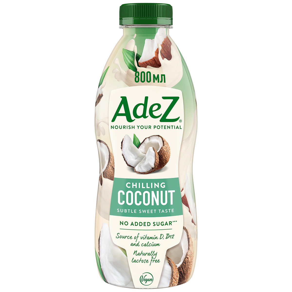 Напиток Adez Освежающий кокос 0,8 л