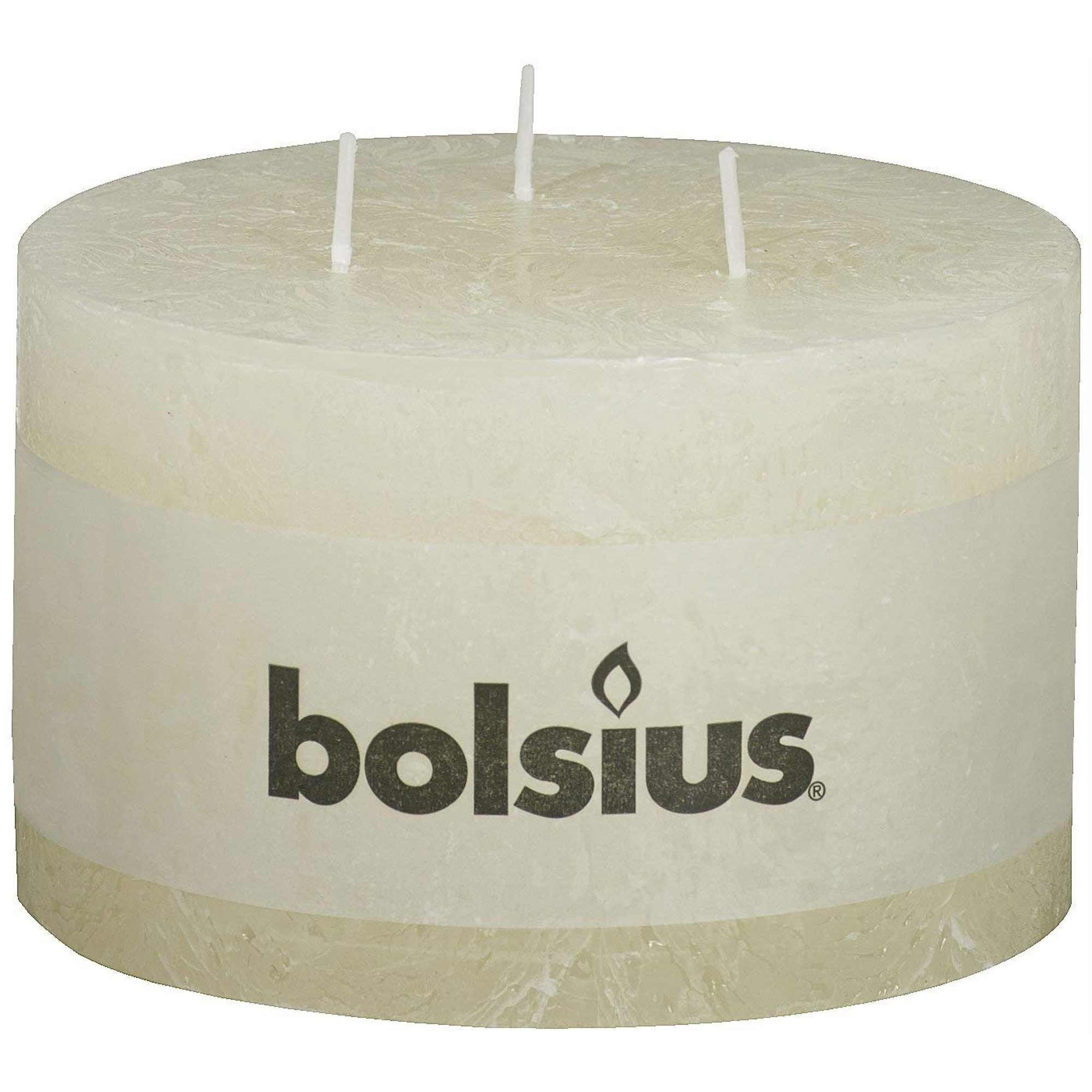 фото Свеча bolsius rustic ivory 9х14 см