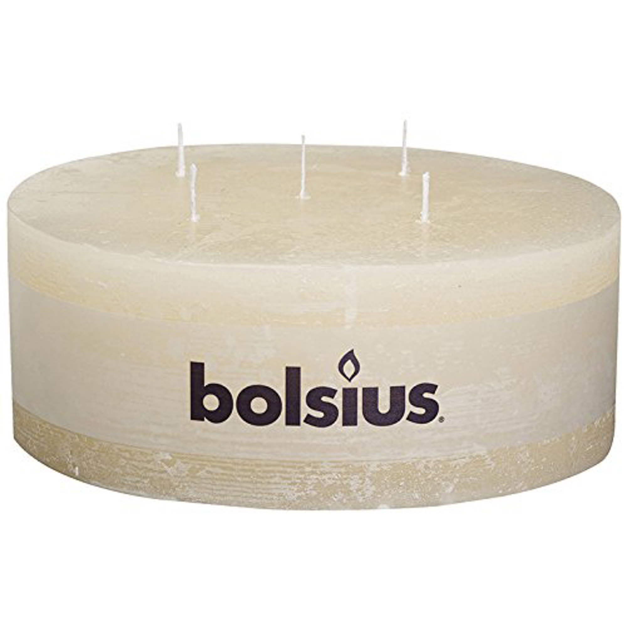 фото Свеча bolsius rustic ivory 7х18.5 см