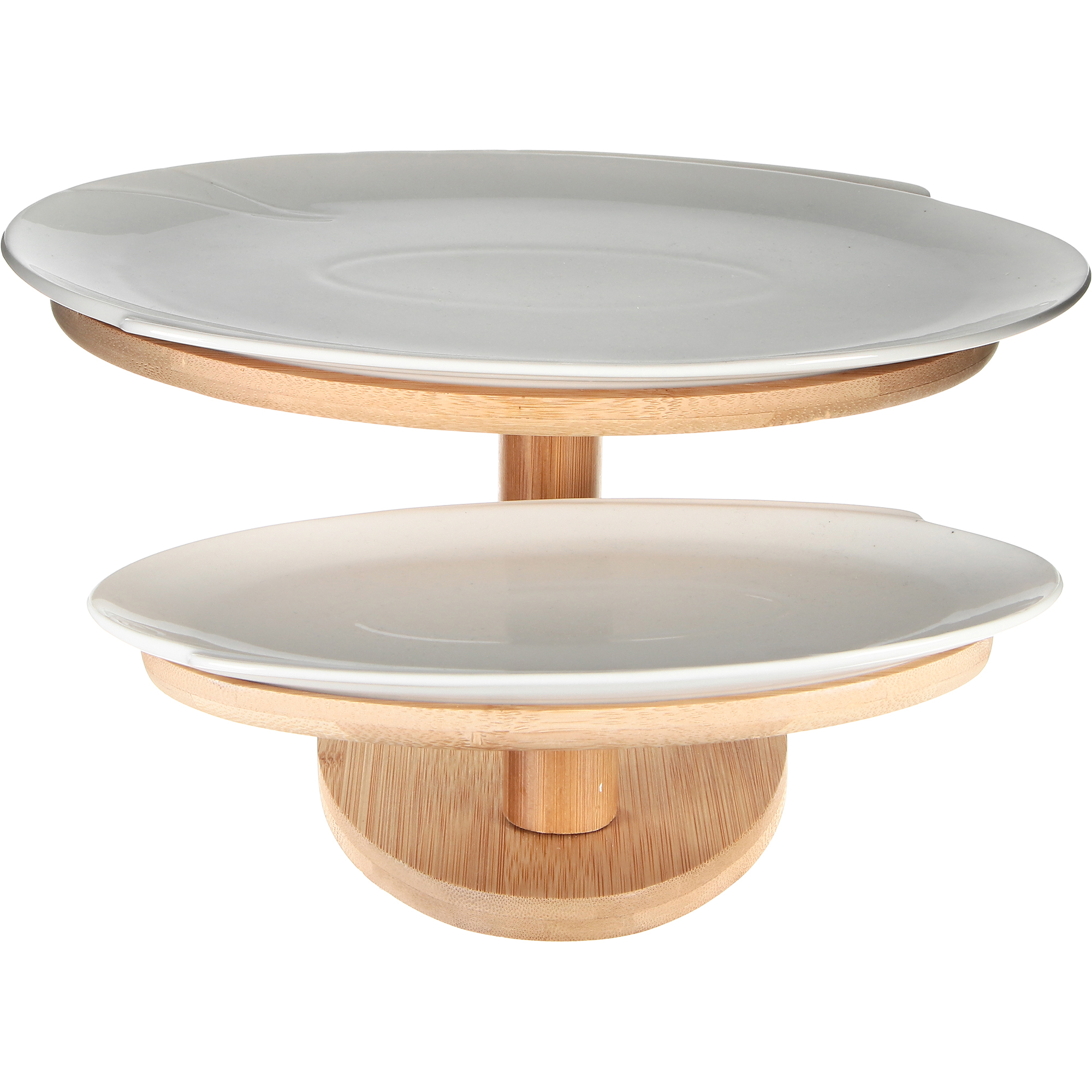 Этажерка 2х-ярусная Gujin овальная 37x24 см