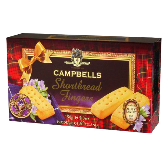 фото Печенье песочное campbells shortbread fingers 150 г