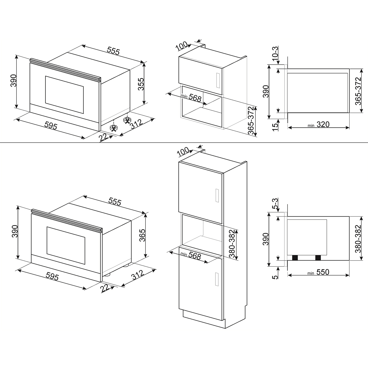 Микроволновая печь Smeg MP322X1