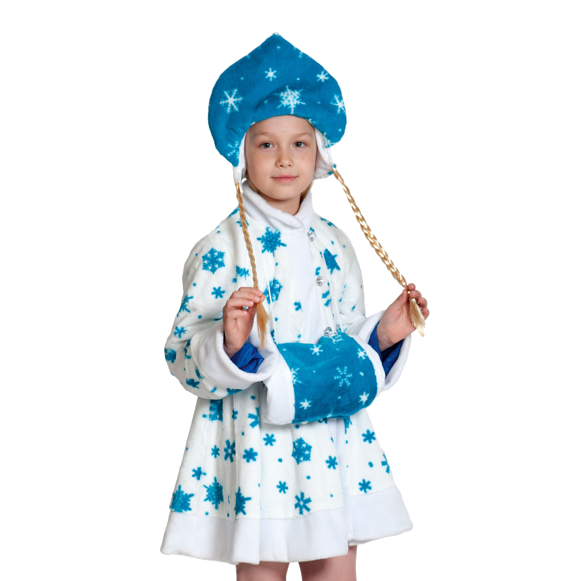 фото Костюм детский карнавалофф снегурочка плюш