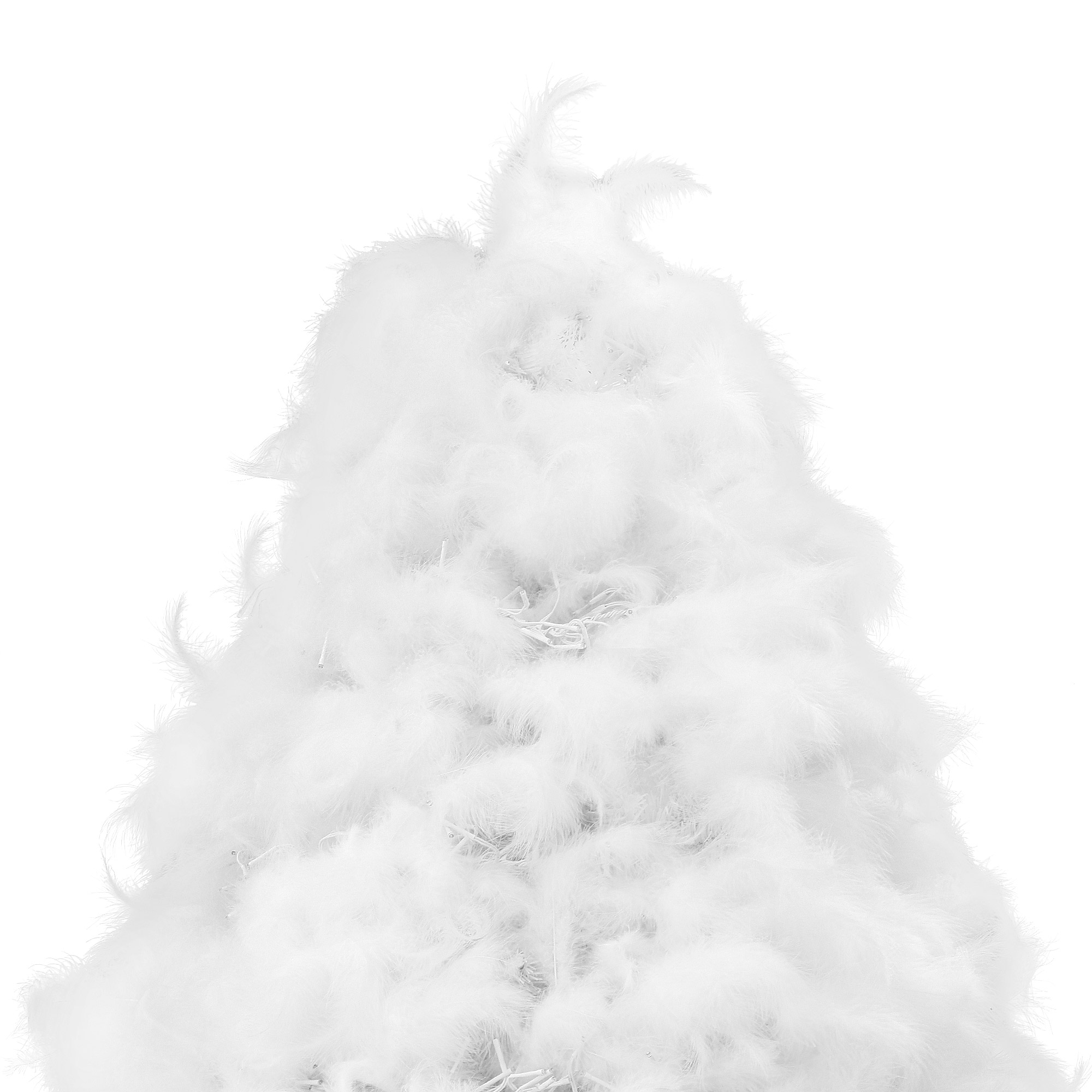 Елка Царь-елка перышко 198 см, цвет белый - фото 2