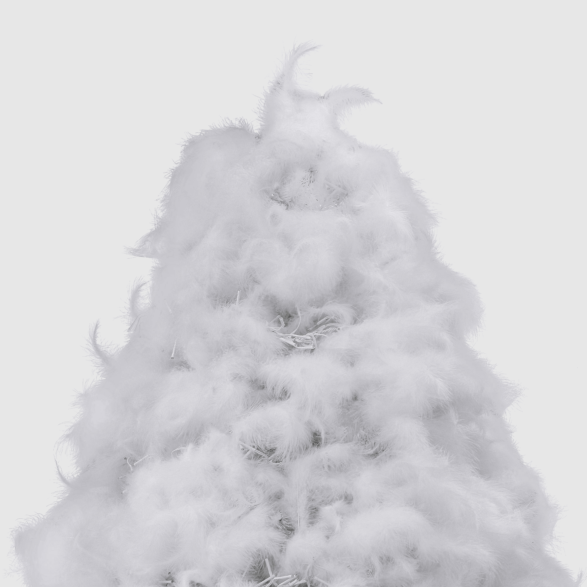 Елка Царь-елка перышко 213 см, цвет белый - фото 3