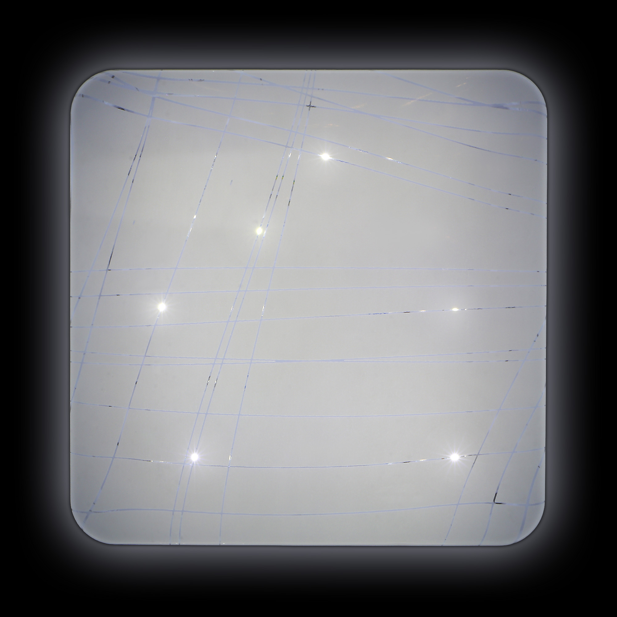 Светильник светодиодный Leek (потолочный) слл 036 18вт 6к гранж (272х272x75) - фото 4
