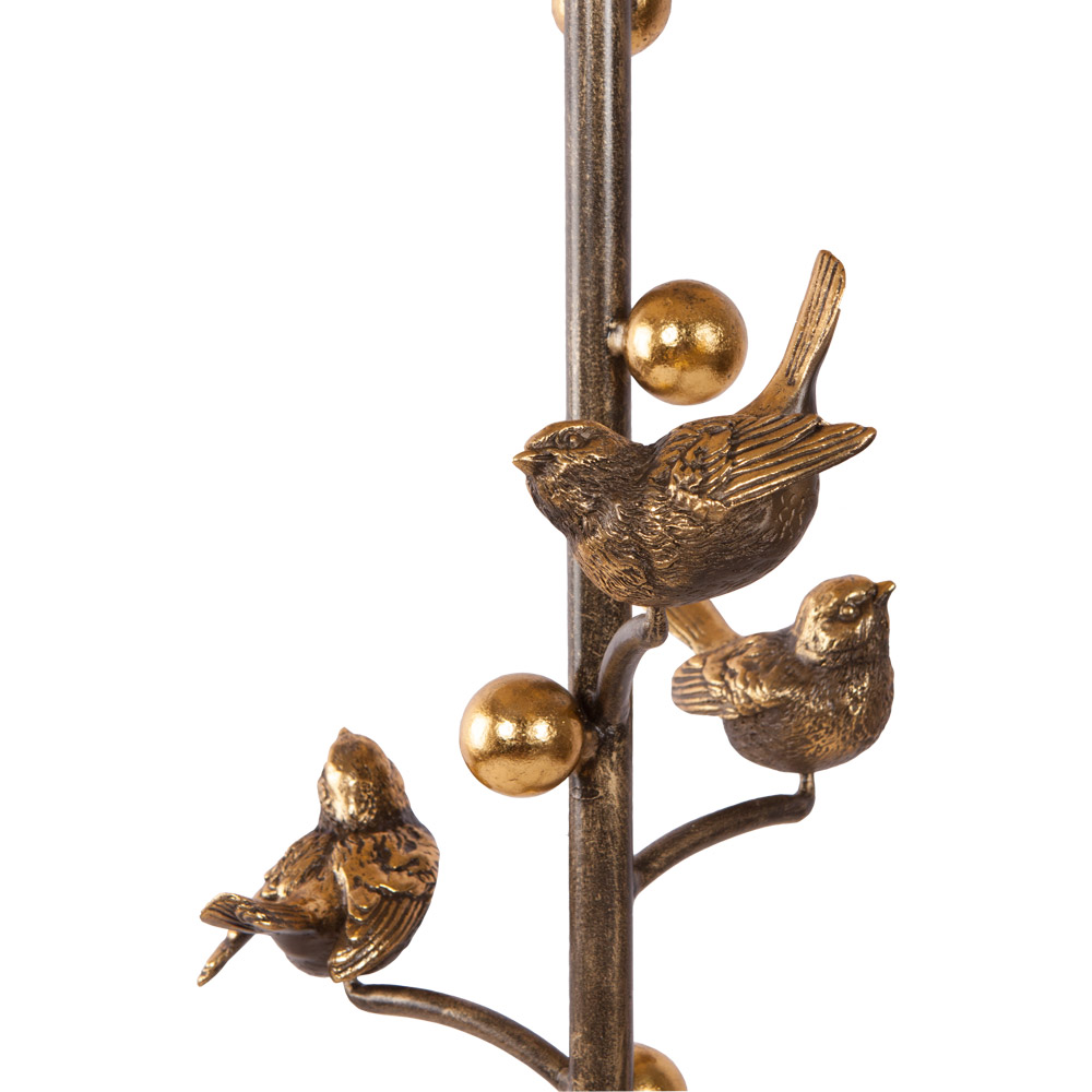 Столик декоративный Bogacho Терра (птички), цвет бронза - фото 2