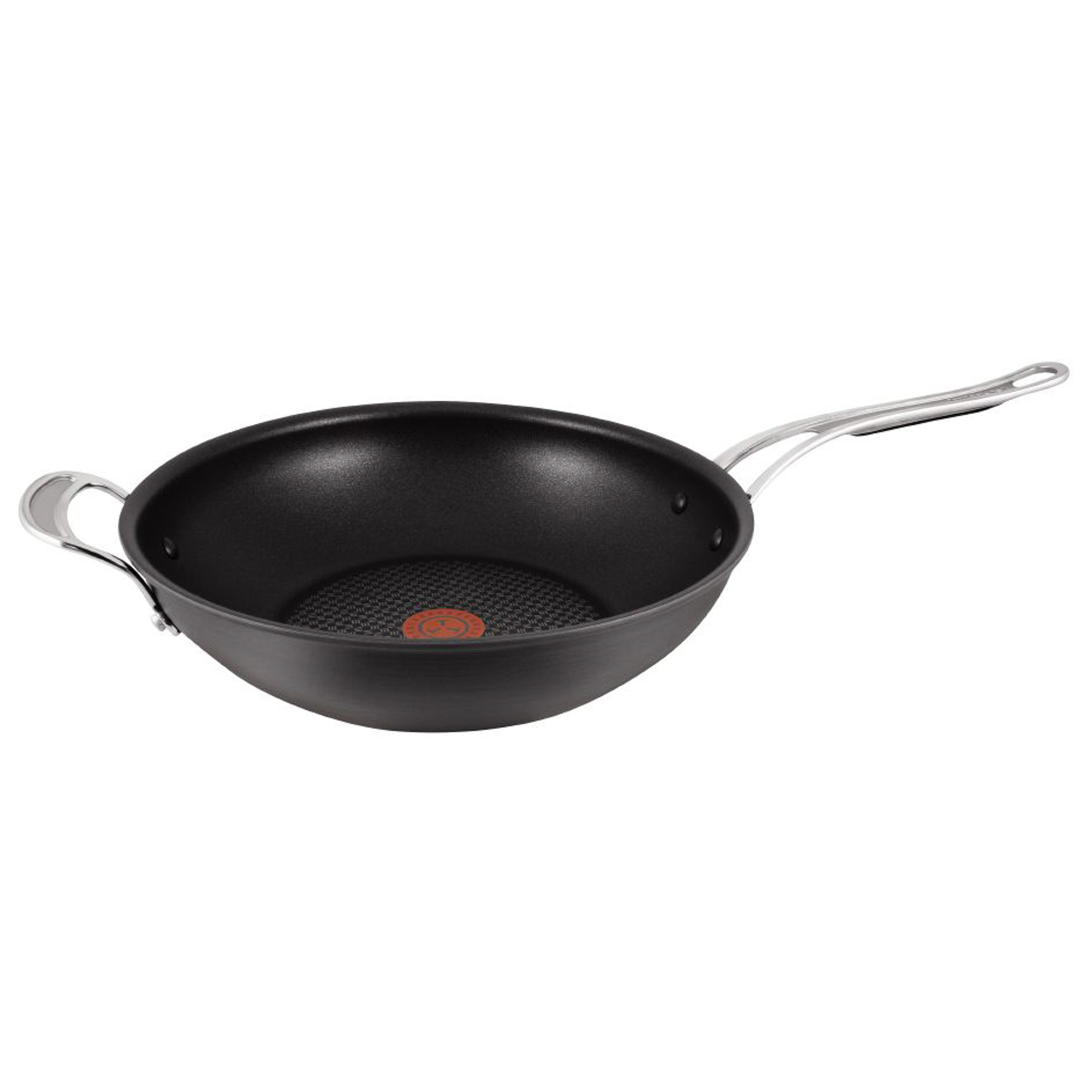 Сковорода-вок Tefal Jamie Oliver 30 см, цвет черный - фото 1