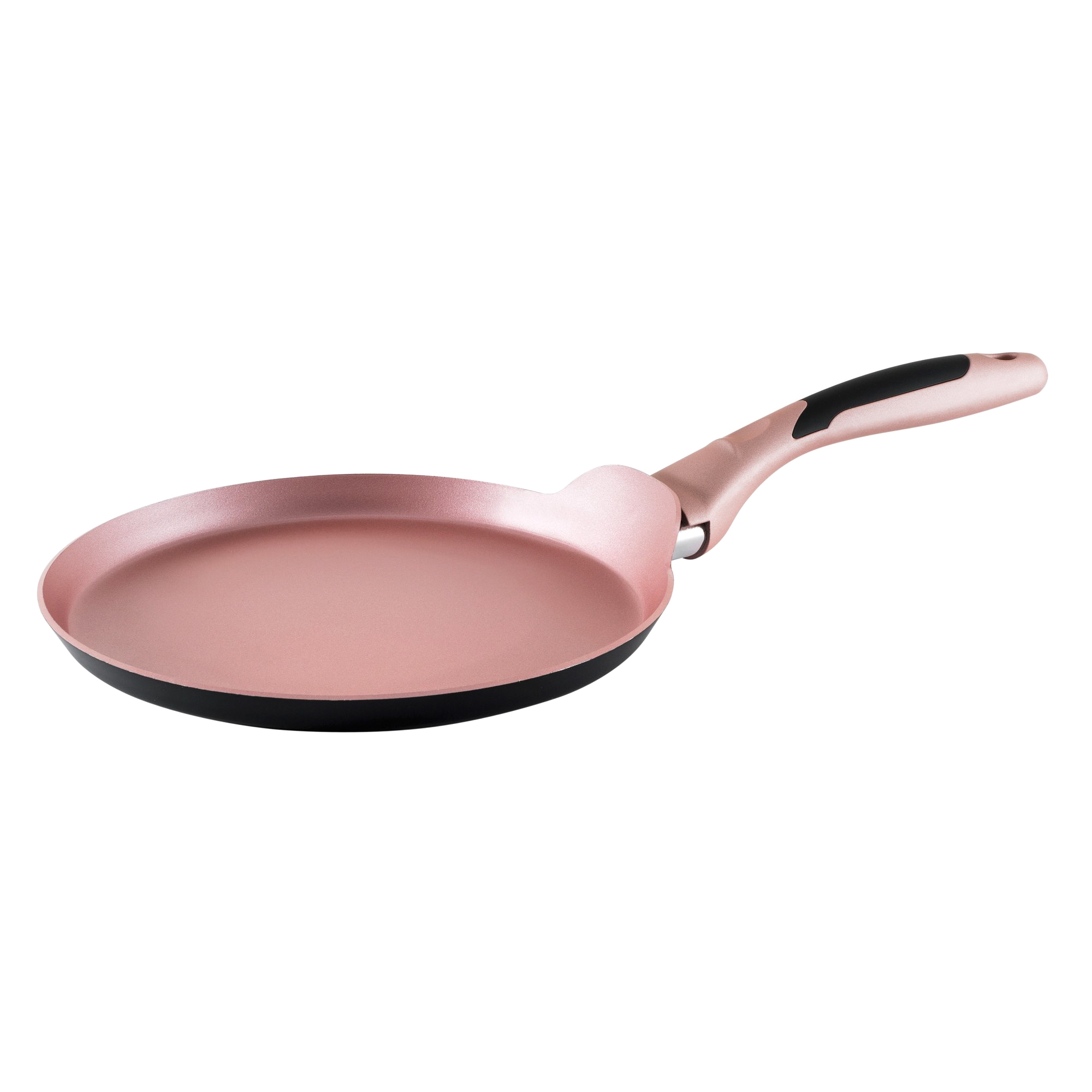 Сковорода блинная Werner Tessano 24 см, цвет розовый - фото 1