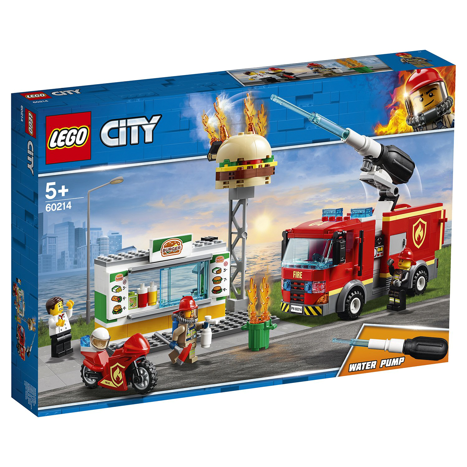 фото Конструктор lego city fire пожар в бургер-кафе