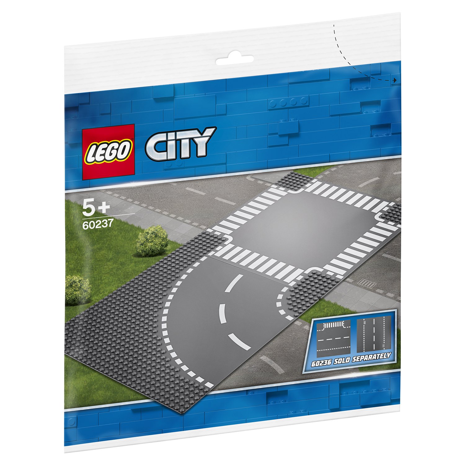 фото Конструктор lego city поворот и перекрёсток 60237