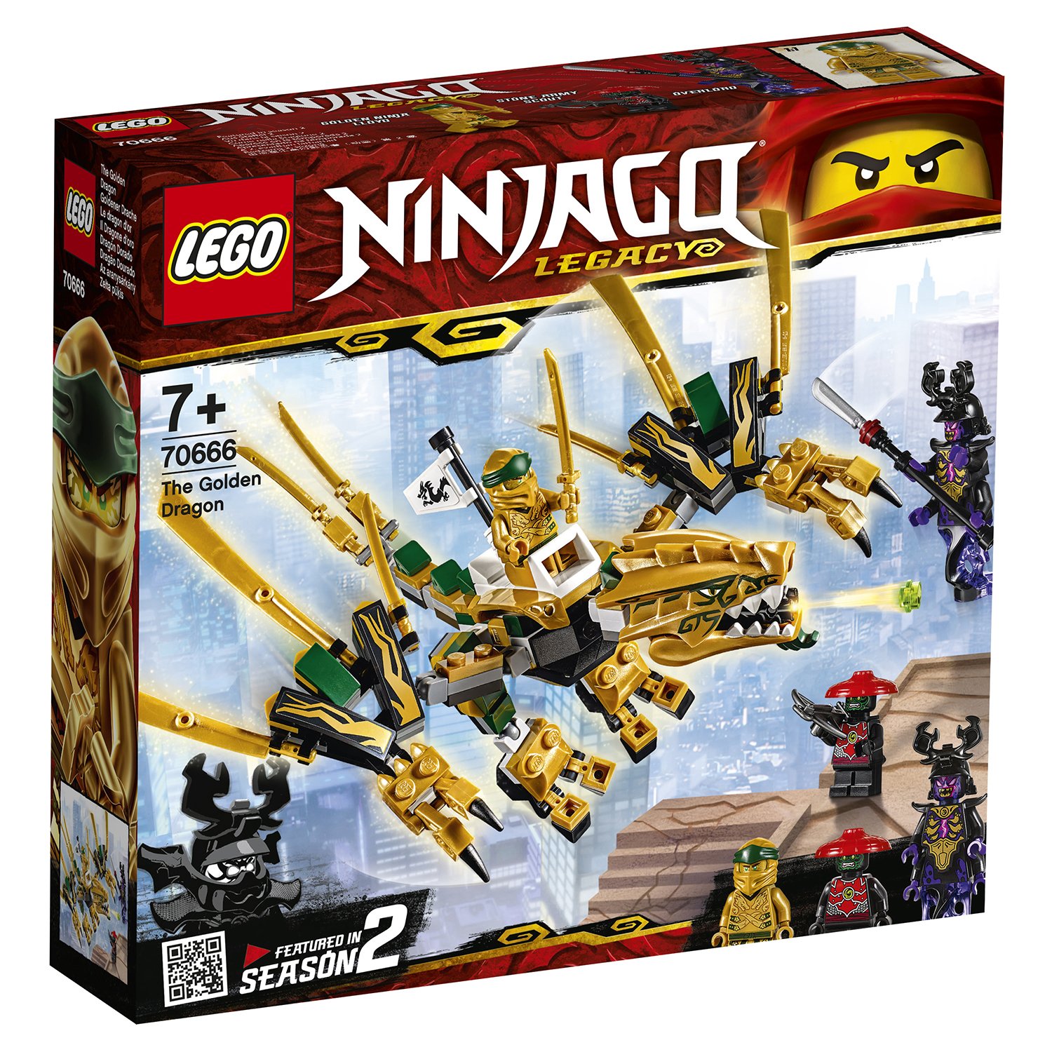 фото Конструктор lego ninjago золотой дракон 70666