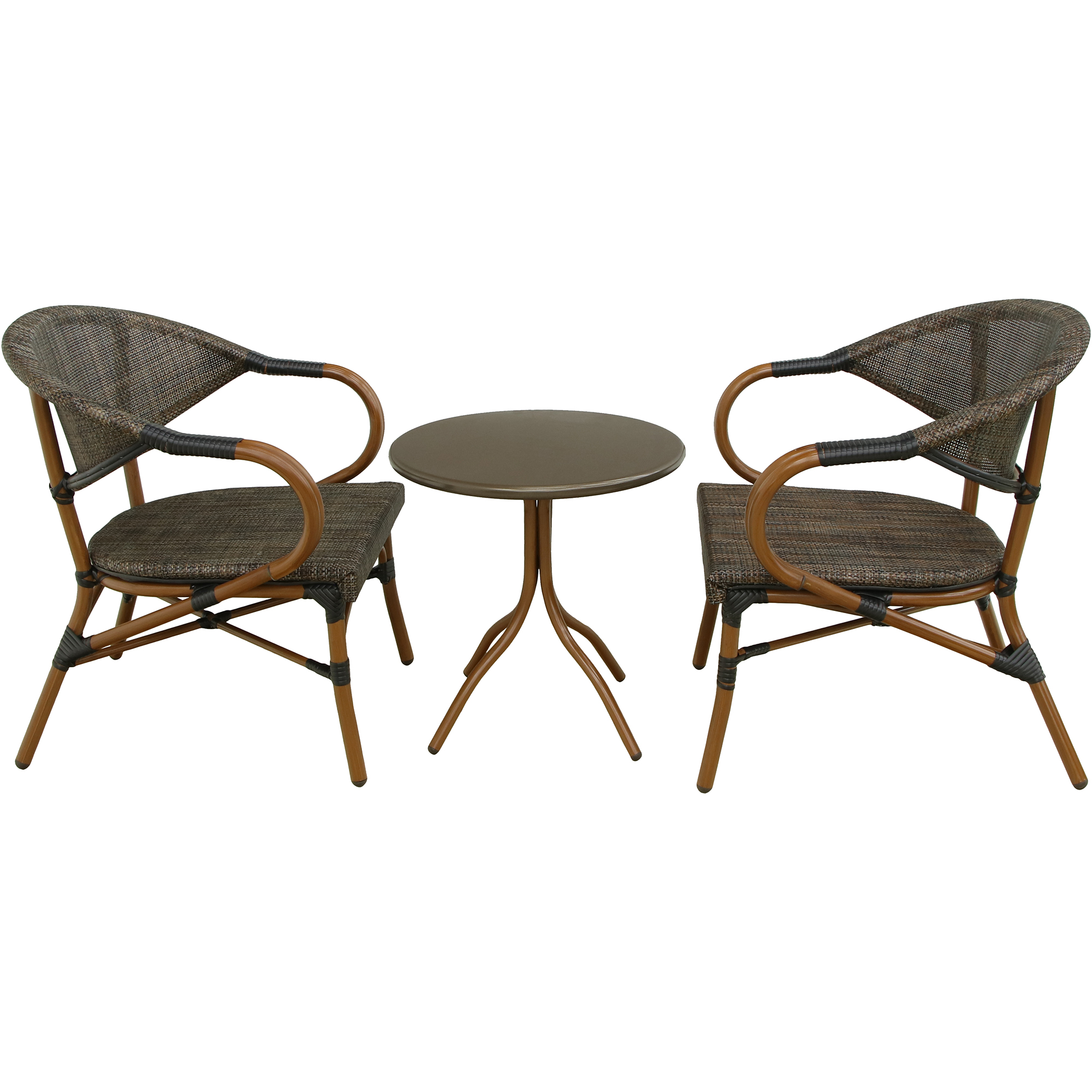 Комплект мебели Linya 3 предмета (LTMF3499/LCDT4157), цвет темно-коричневый, размер Высота - 50 см - фото 1