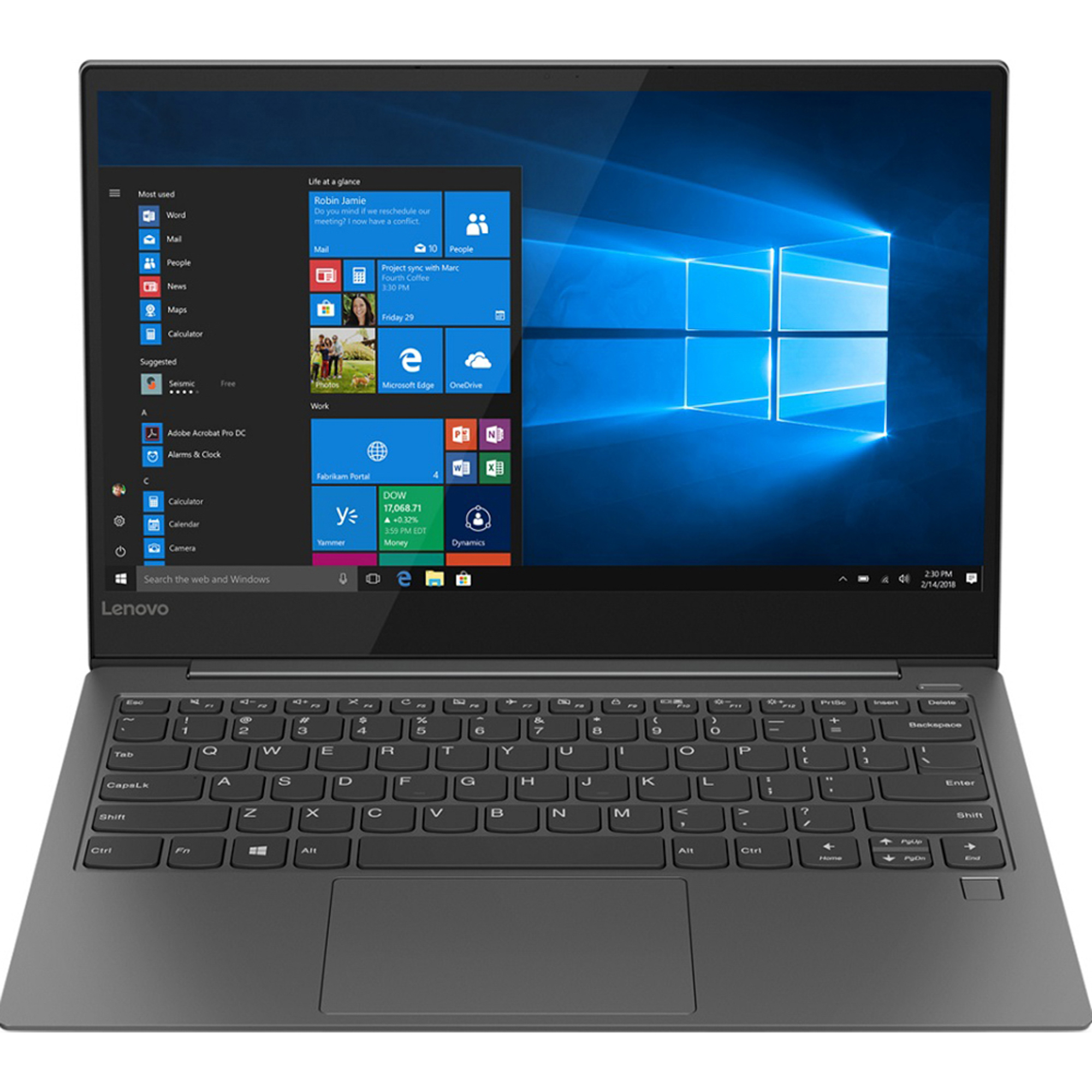 фото Ноутбук lenovo yoga s730-13iwl 81j0000bru iron grey