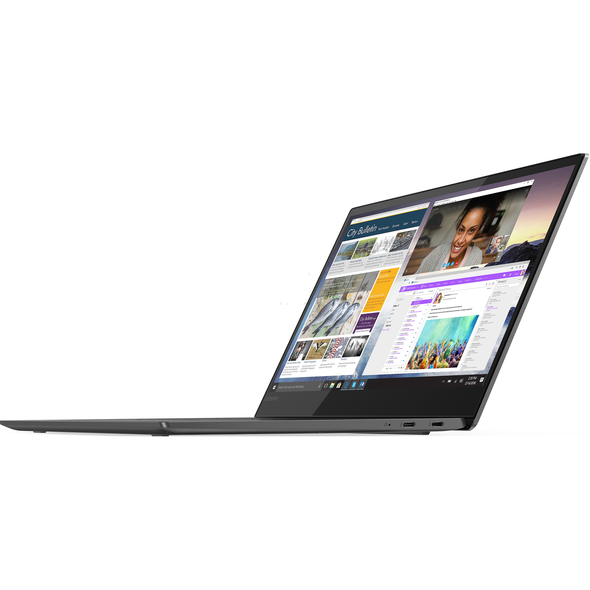 фото Ноутбук lenovo yoga s730-13iwl 81j0000bru iron grey