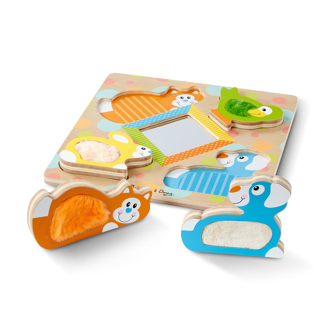 

Мои первые пазлы Melissa&Doug Потрогай и почувствуй Зверюшки