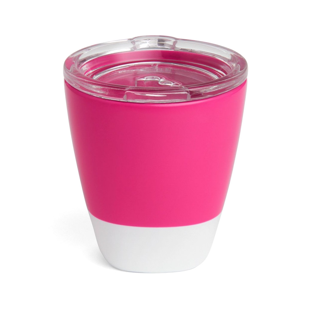 фото Munchkin набор цветных стаканчиков 2 шт 18+ розовый фиолетовый
