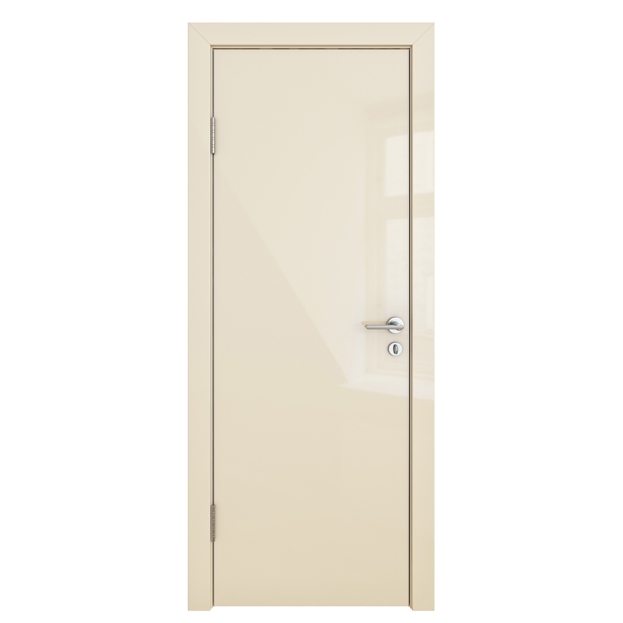 фото Межкомнатная шумоизоляционная дверь дг-600 ваниль глянец 200х60 дверная линия