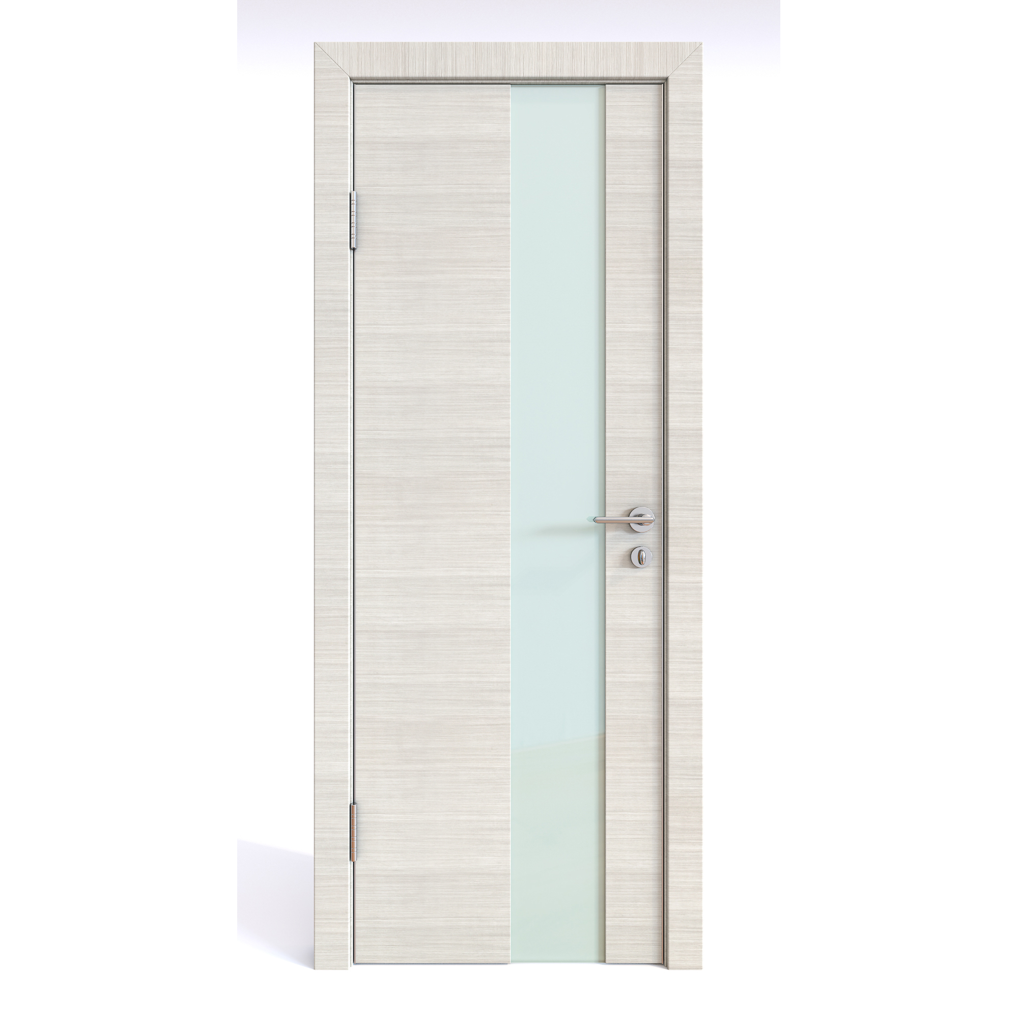 фото Межкомнатная шумоизоляционная дверь до-604 ива светлая/белое 200х60 дверная линия