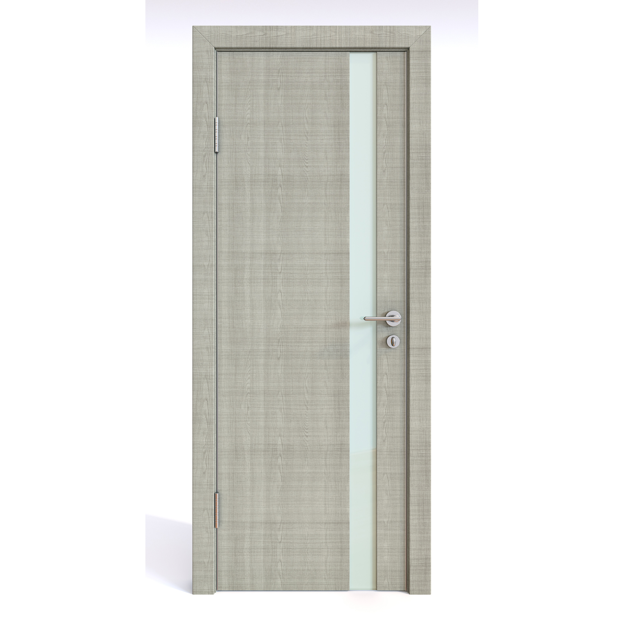фото Межкомнатная шумоизоляционная дверь до-607 серый дуб/белое 200х90 дверная линия