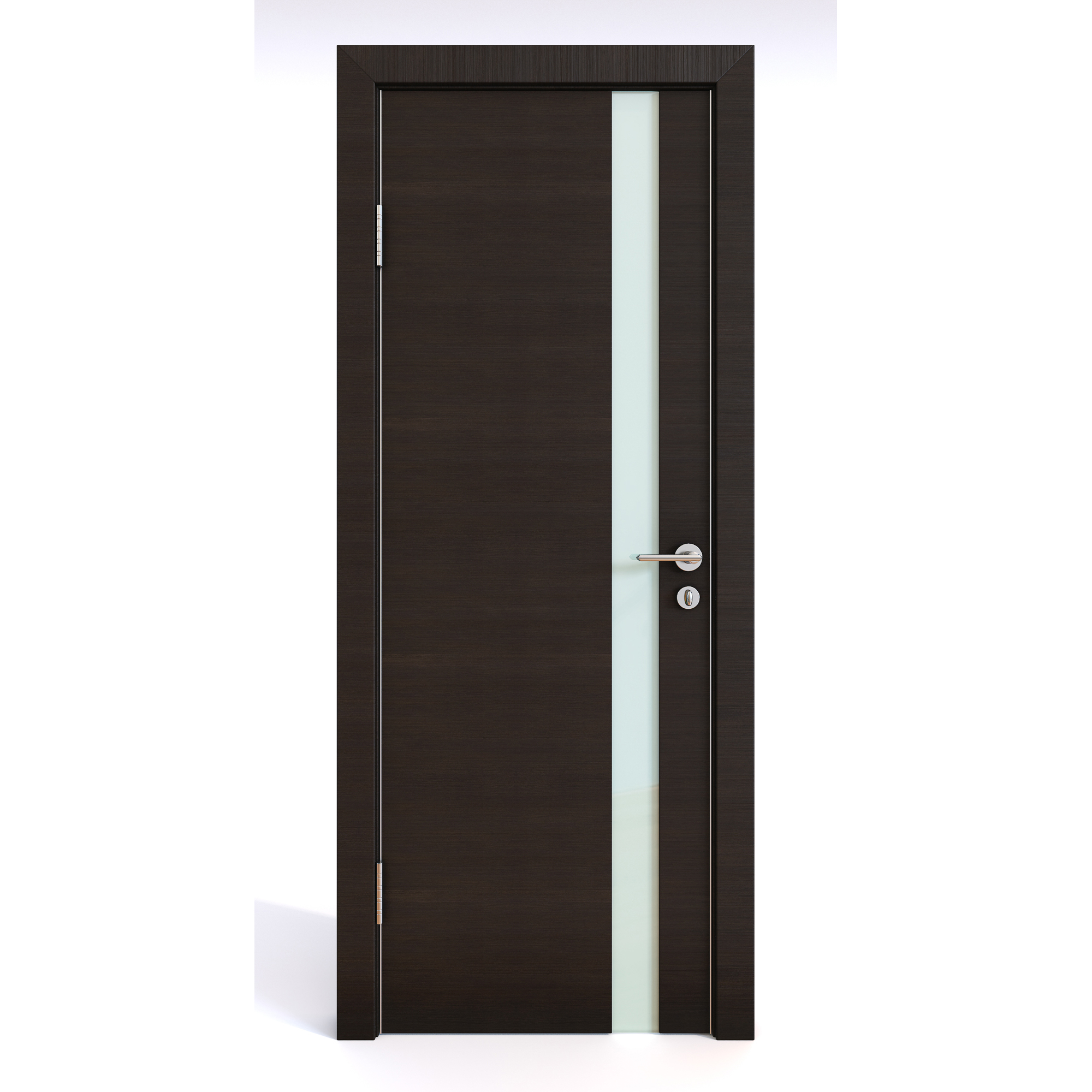 фото Межкомнатная шумоизоляционная дверь до-607 венге горизонтальный/белое 200х60 дверная линия