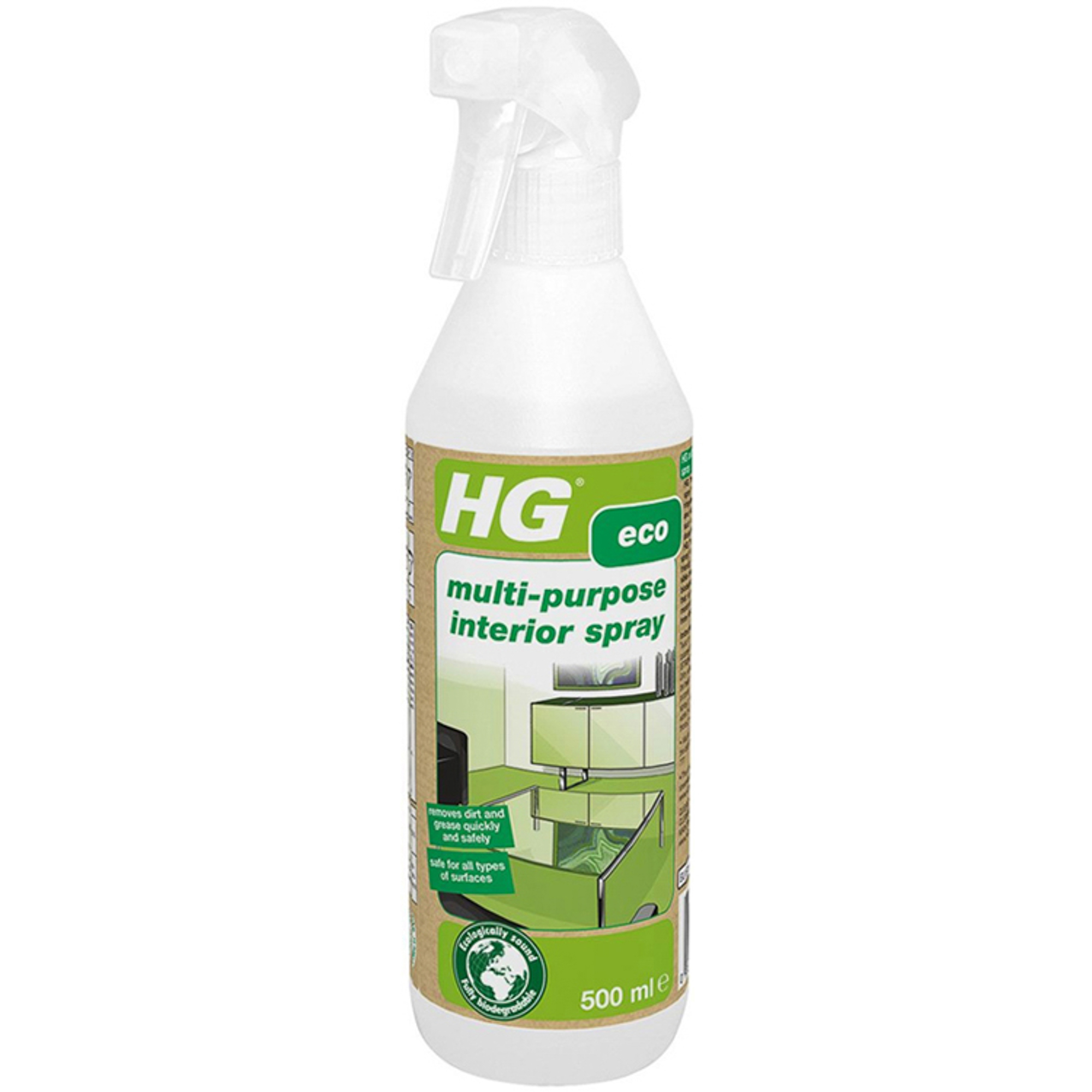 Универсальное средство для чистки элементов интерьера HG Эко 500 мл