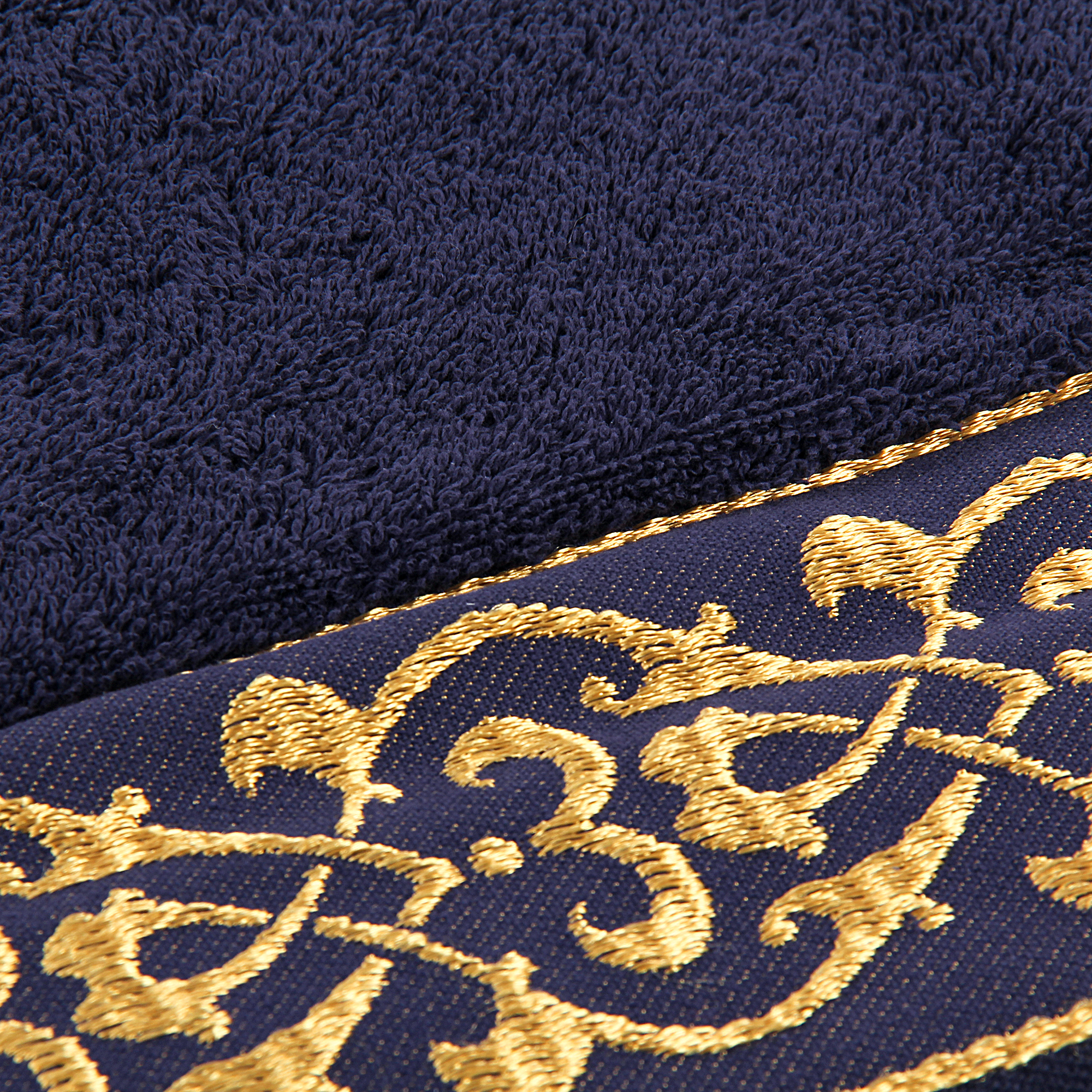 фото Полотенце ecocotton sehzade navy blue 50x90