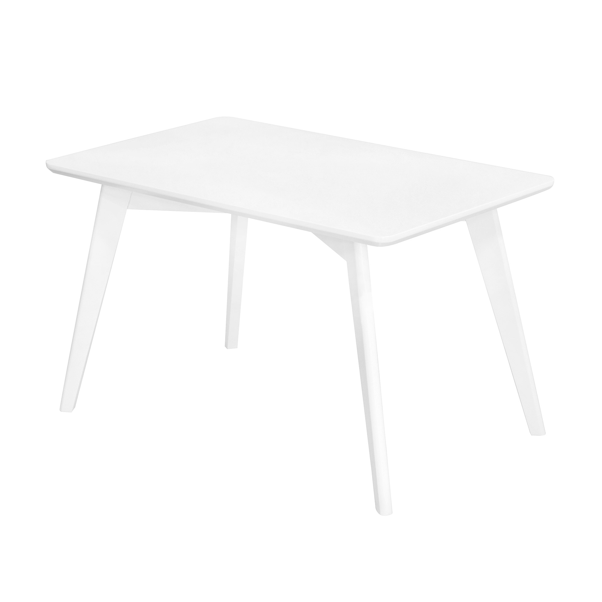 Стол журнальный Glasar Ницца белый, размер 90х55х55 см - фото 1