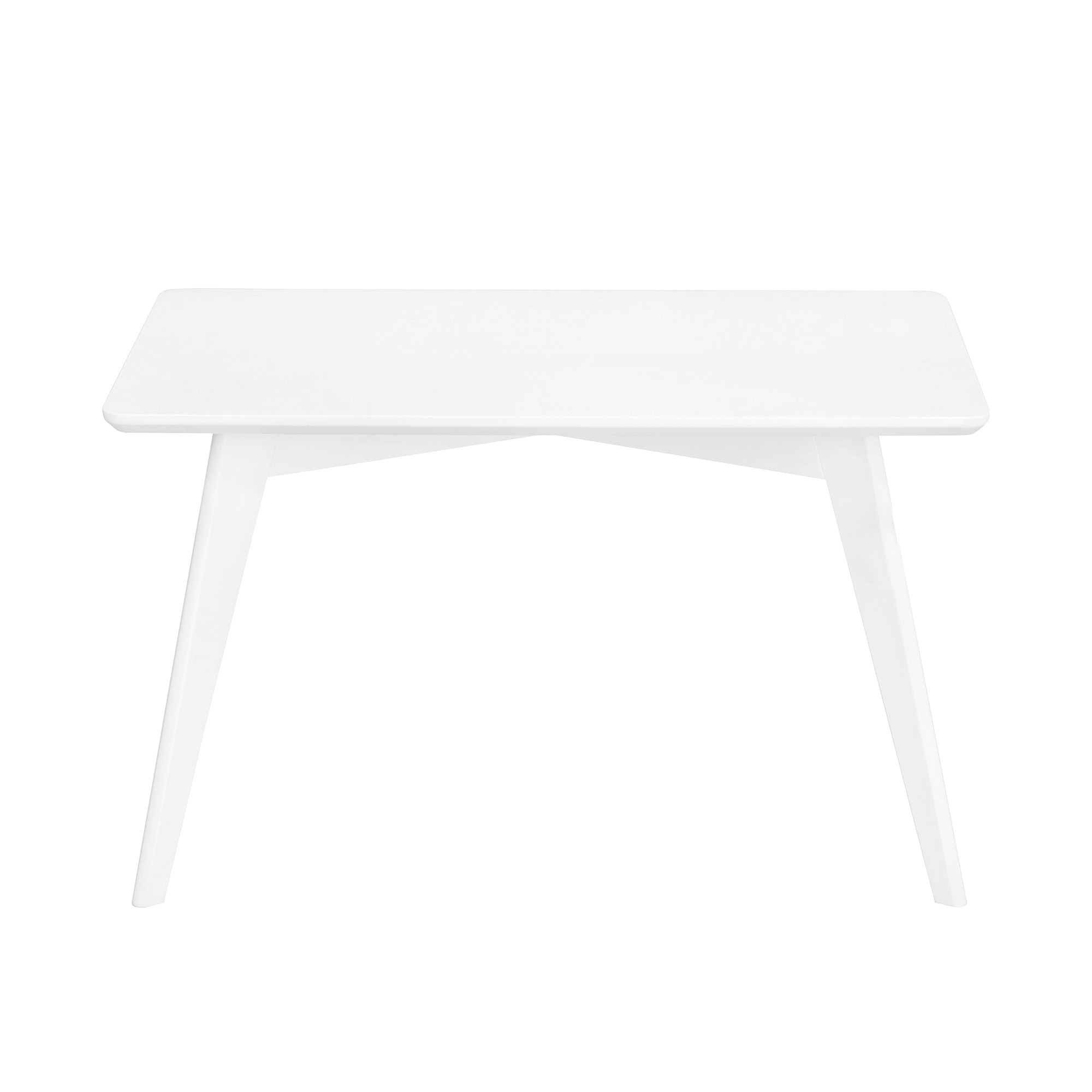Стол журнальный Glasar Ницца белый, размер 90х55х55 см - фото 2