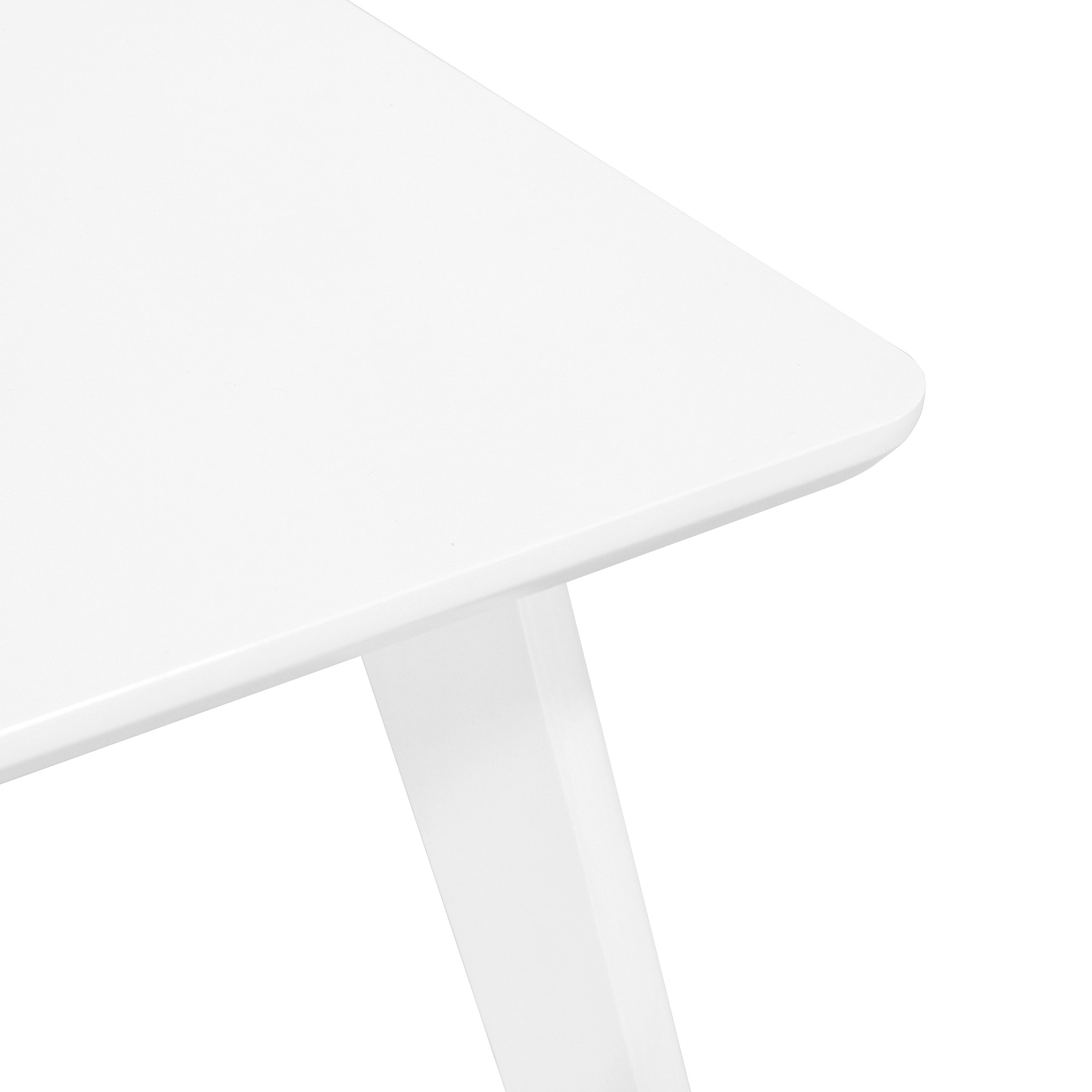 Стол журнальный Glasar Ницца белый, размер 90х55х55 см - фото 3