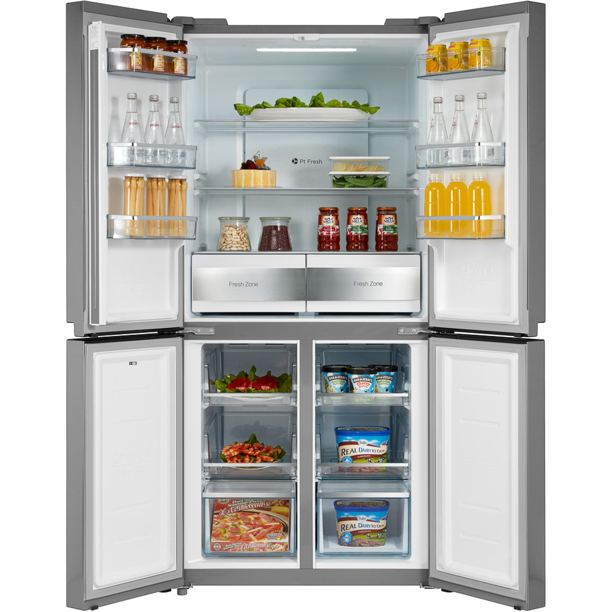 Холодильник Midea MRC518SFNGW, цвет белый - фото 2