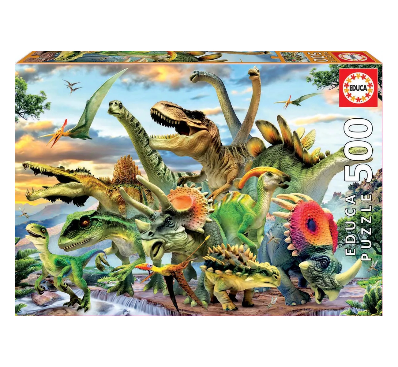 

Пазл Educa 500 деталей Динозавры