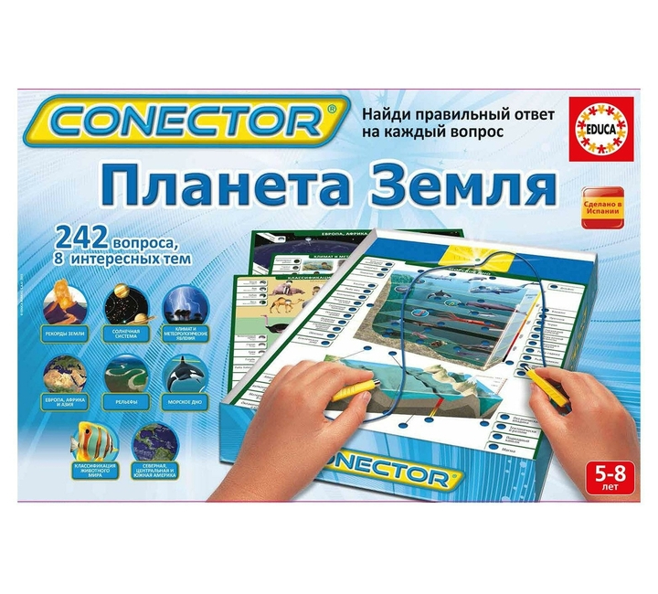 фото Настольная игра educa электровикторина планета земля