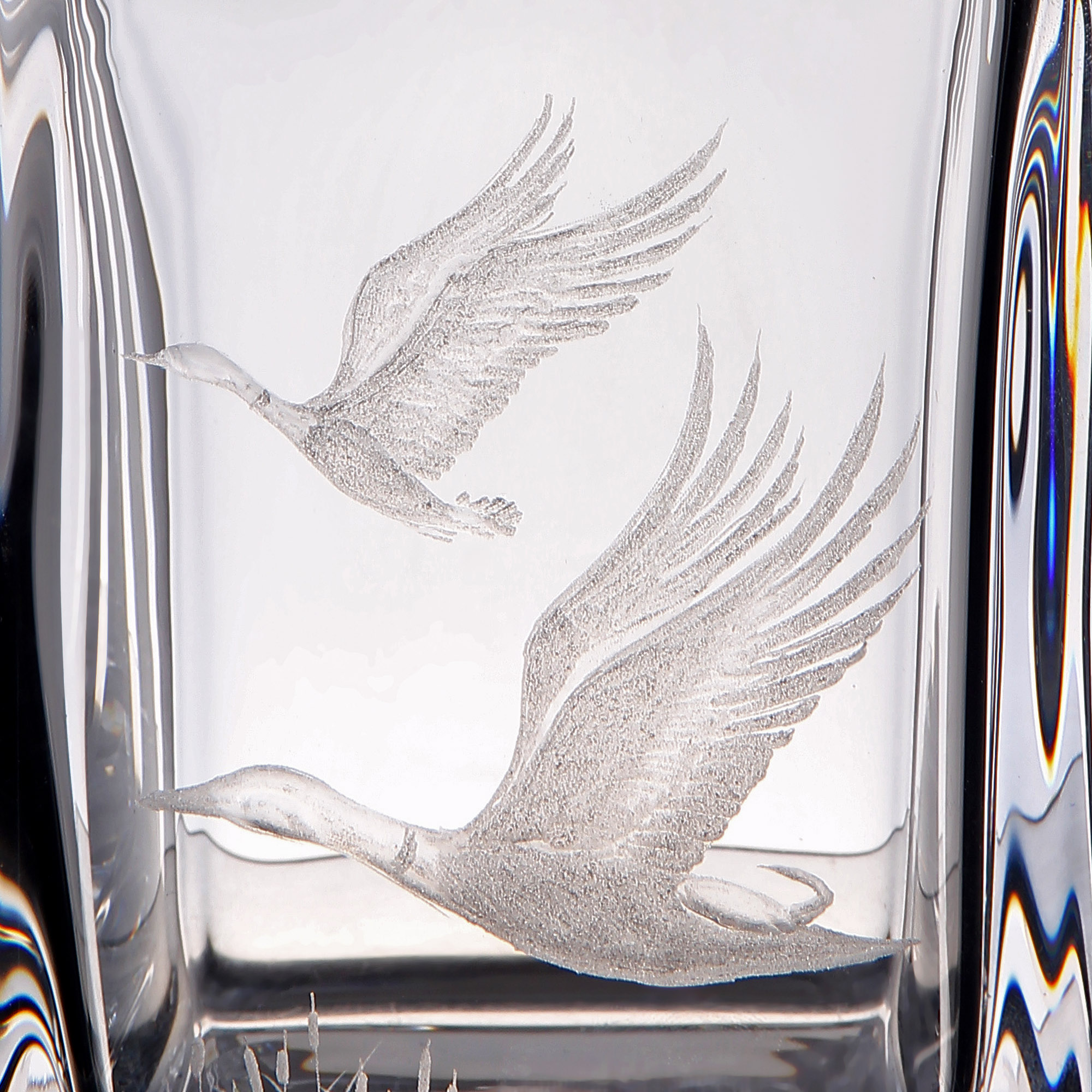 Декантер Dartington crystal engraved утки 650мл - фото 4