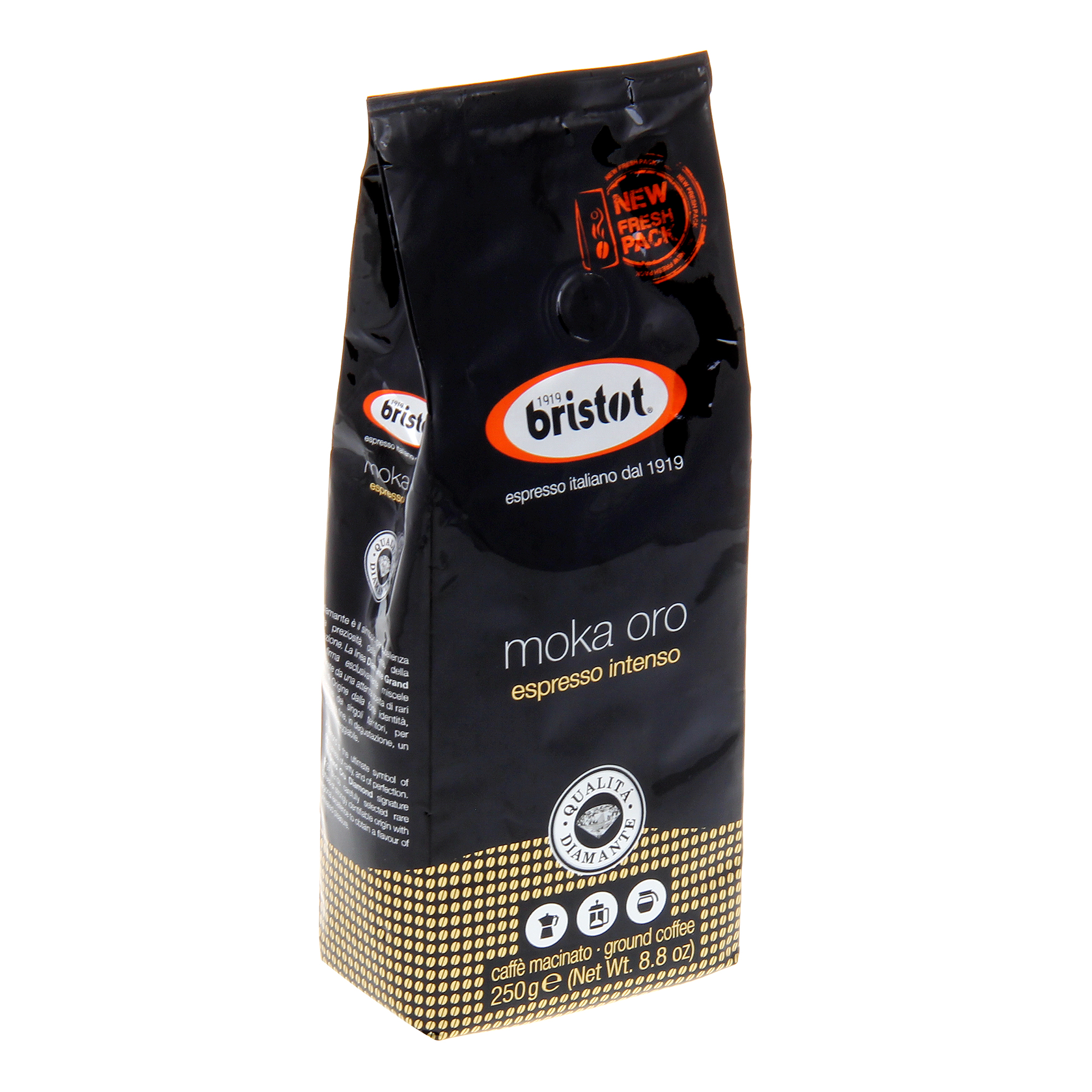 Кофе молотый Bristot Moka Oro 250 г