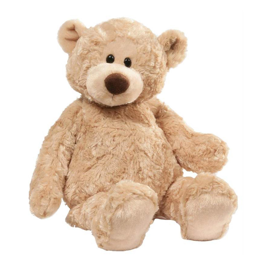 фото Мягкая игрушка gund manni bear beige 40 см