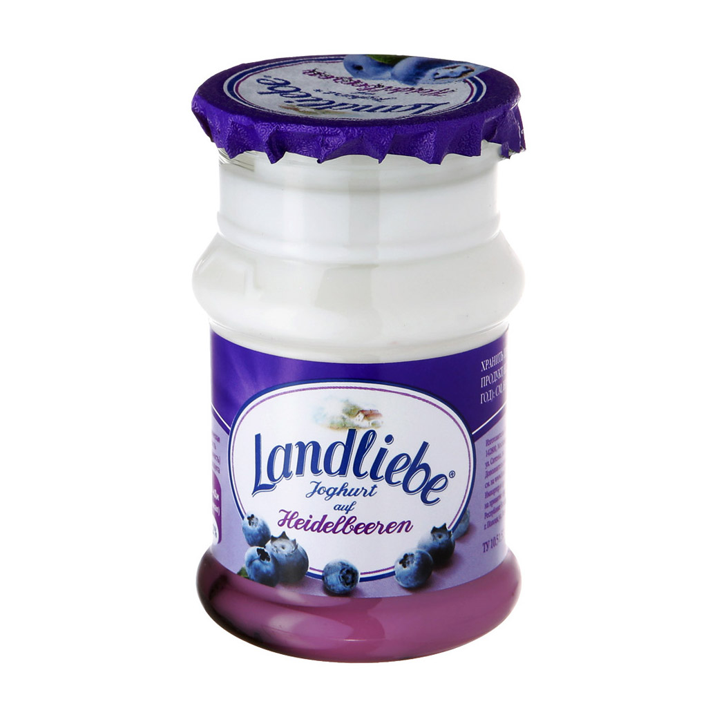 Йогурт двухслойный Landliebe с черникой 3,2% 130 г