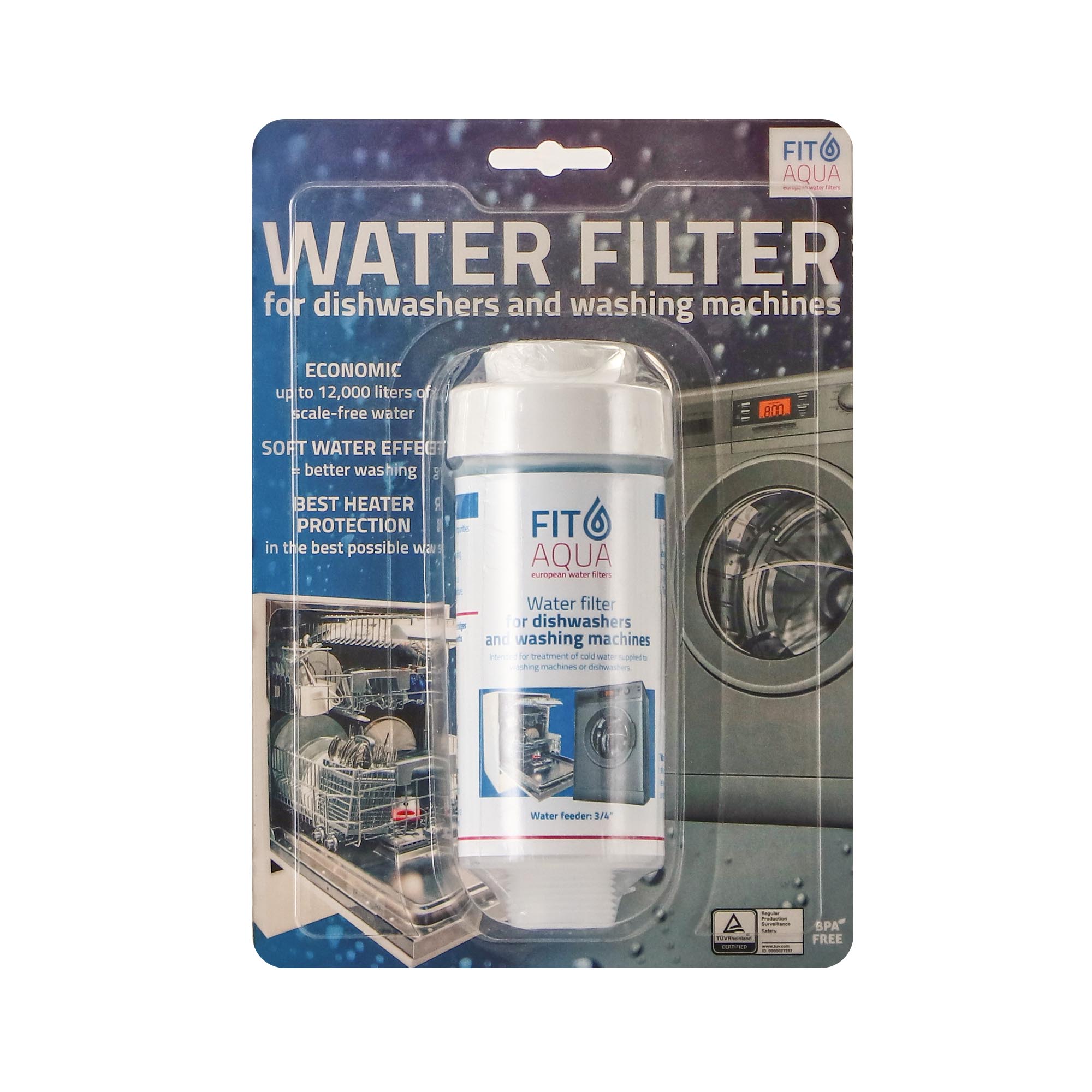 Фильтр Wisewater для стиральной или посудомоечной машины (B-AWF-WSM-W-EN)