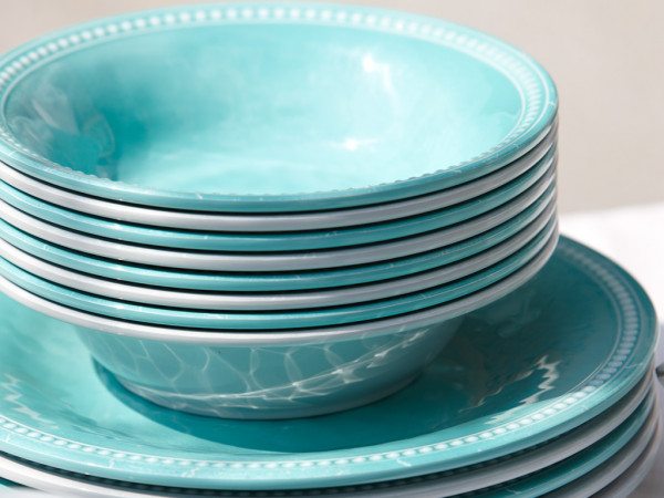 Набор тарелок для супа Marine Business Harmony Acqua 21 см 6 шт, цвет бирюзовый - фото 4