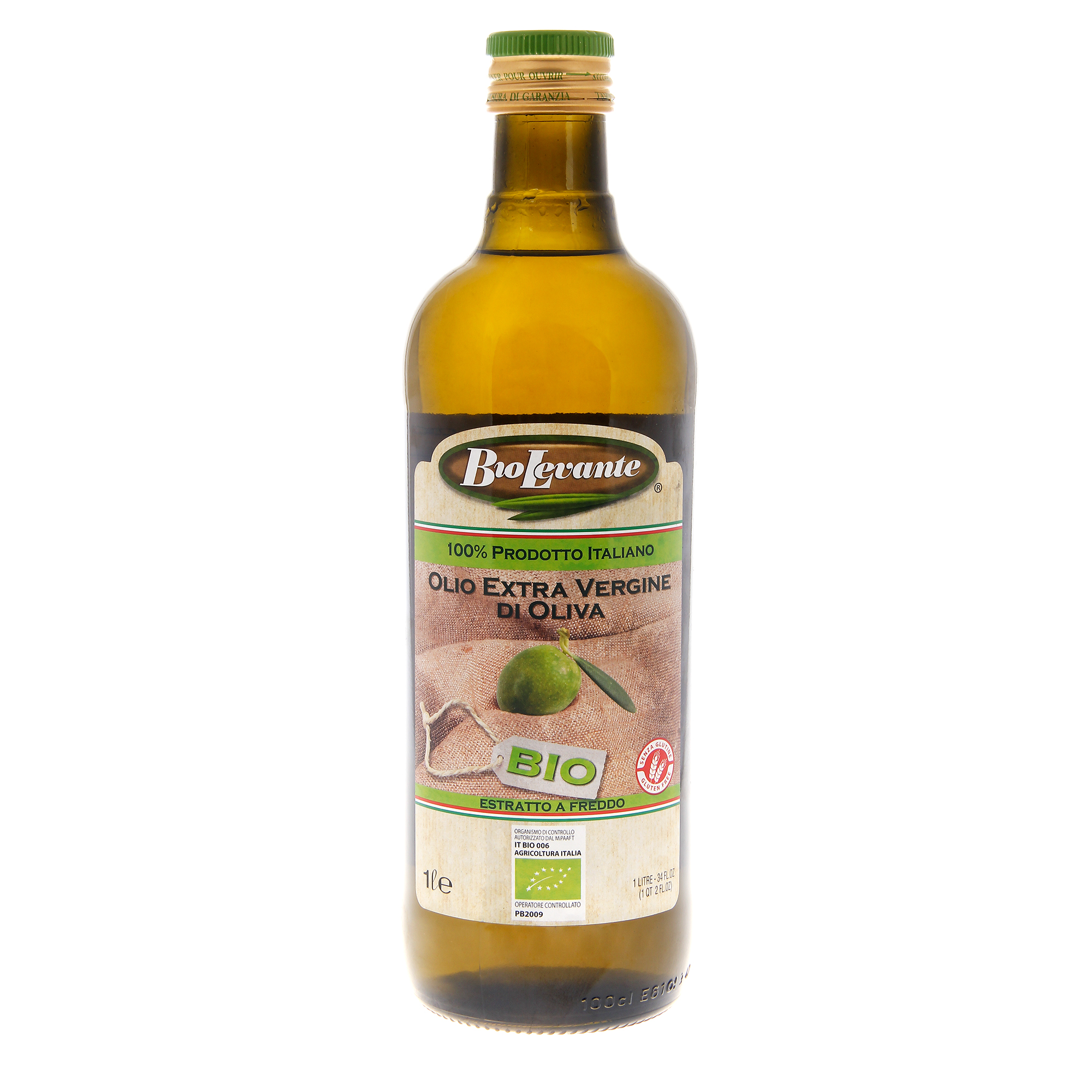 Масло оливковое Biolevante Extra Virgin 100% 1 л - фото 1