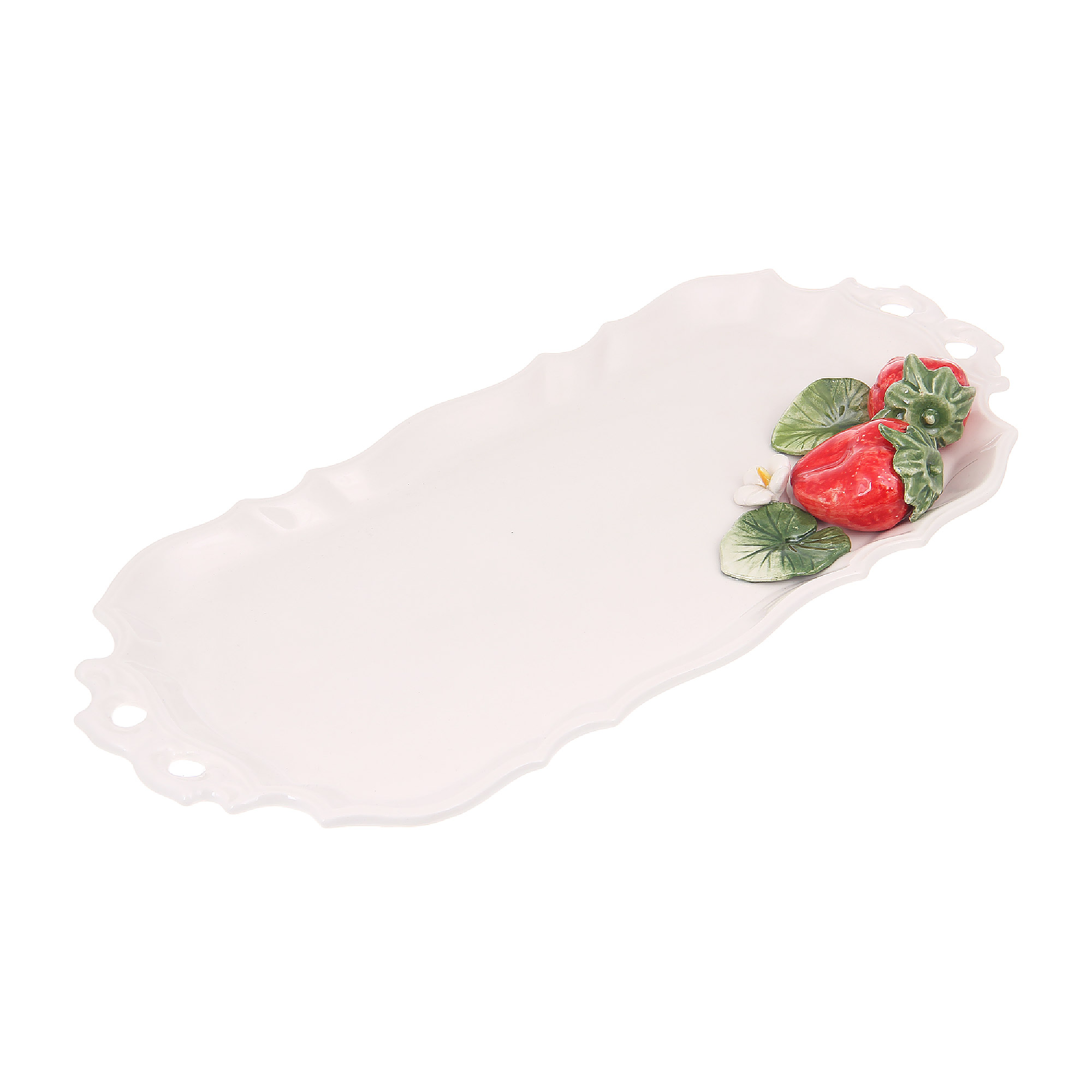 Блюдо прямоугольное 38х18см Annaluma Strawberry
