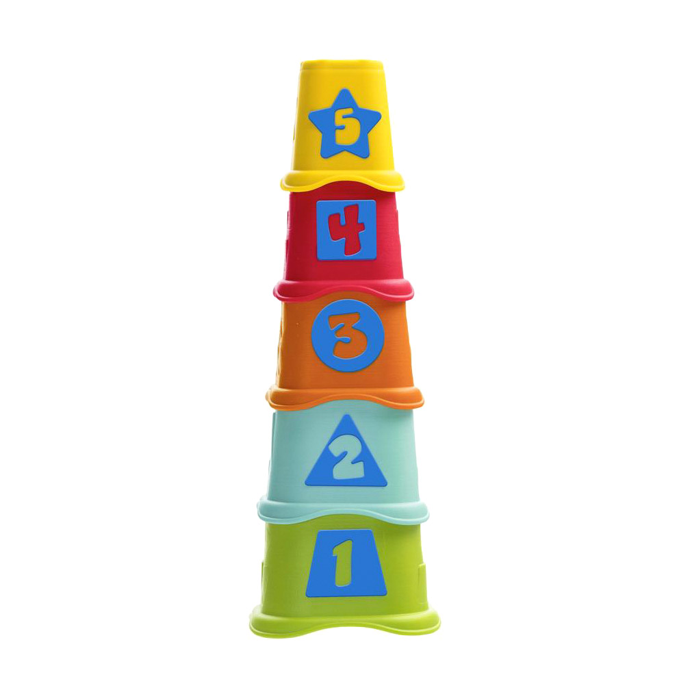 фото Игрушка chicco пирамидка stacking cups 6+