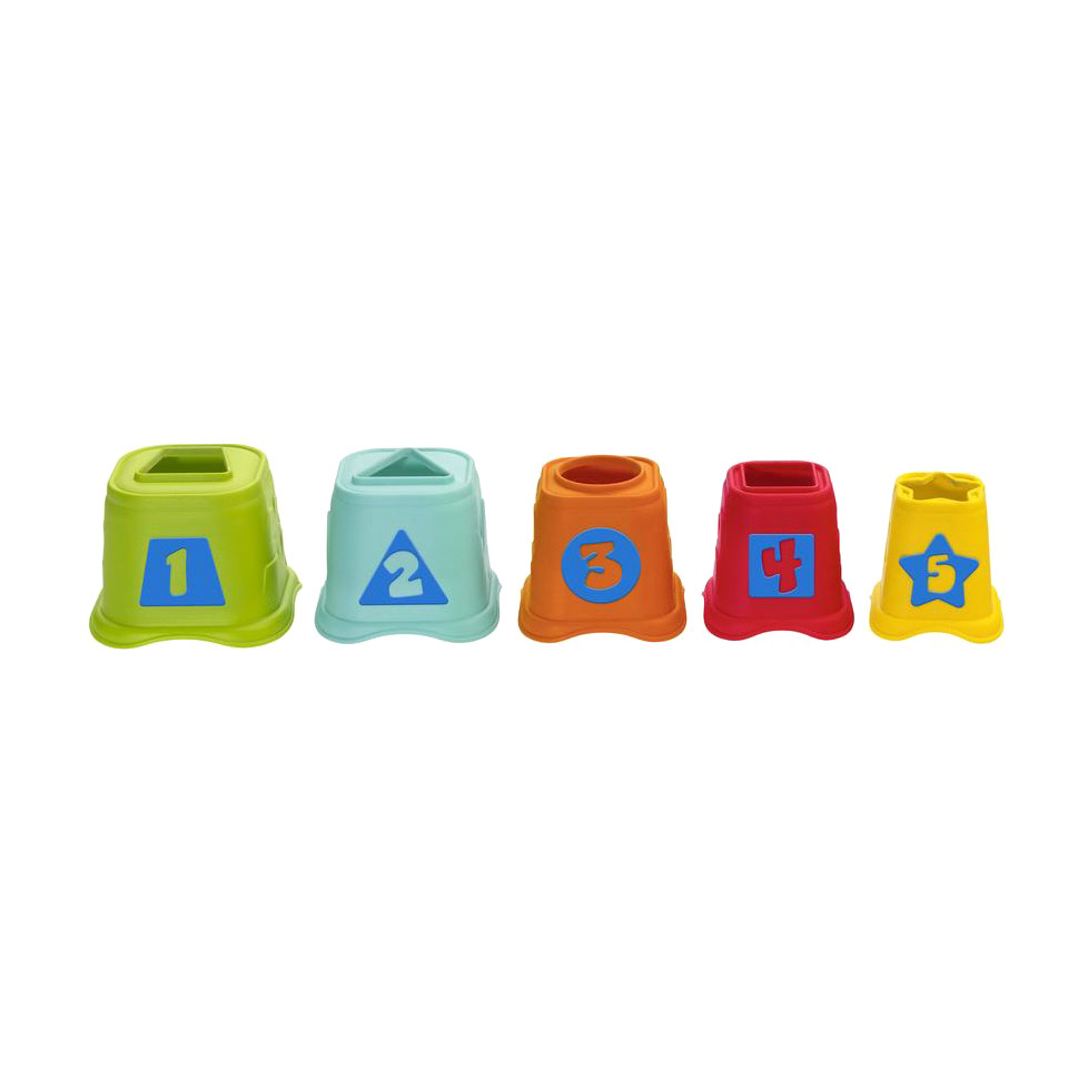 фото Игрушка chicco пирамидка stacking cups 6+