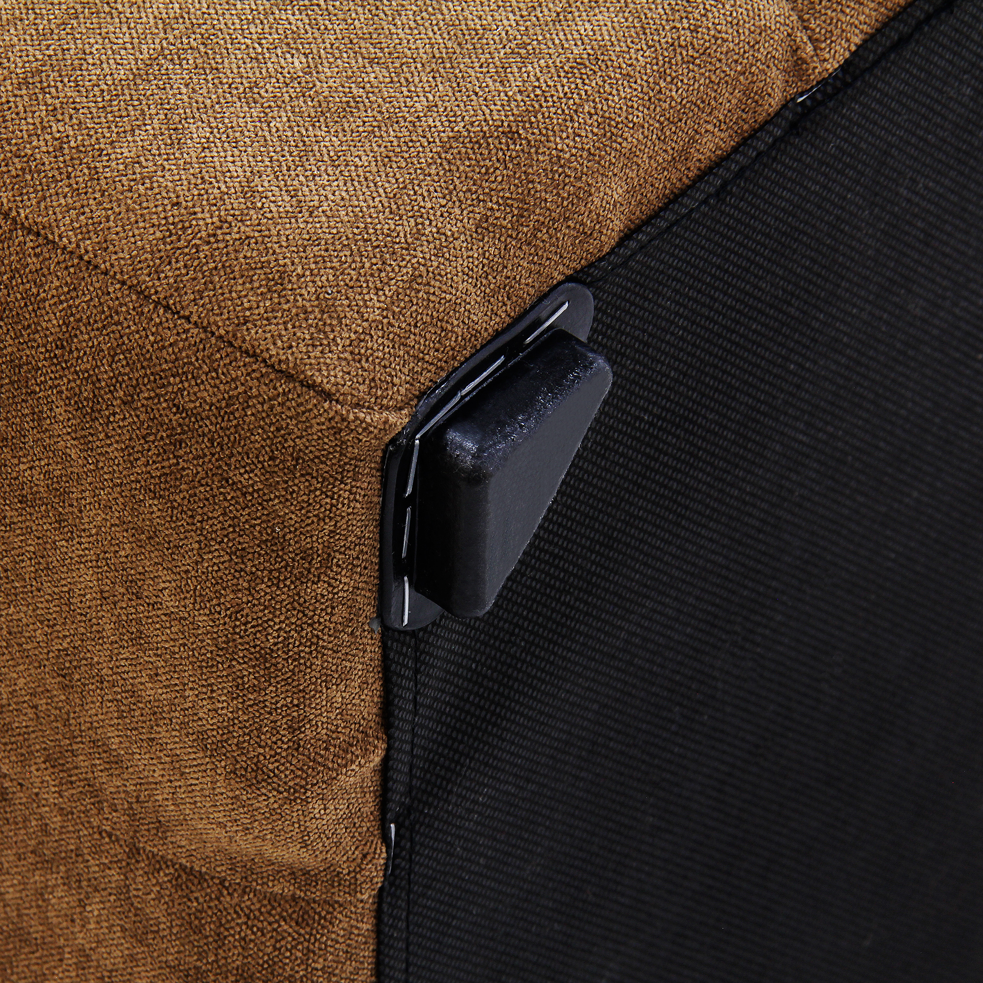Пуф Dreambag лотос коричневый велюр 40х40х42, размер 40х40х42 см - фото 3
